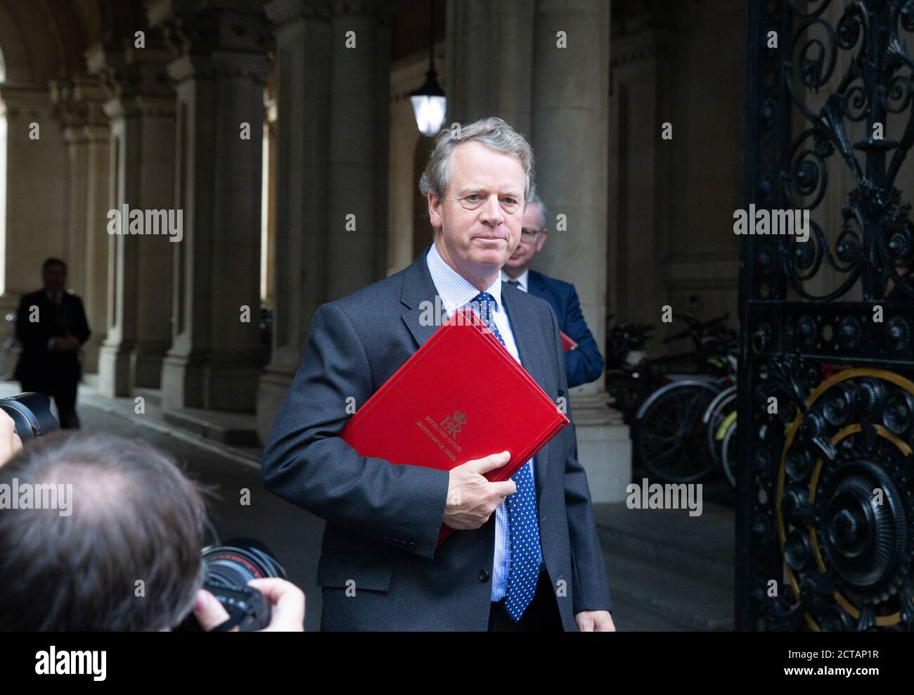 London, Großbritannien. September 2020. Alister Jack, schottischer Sekretär, kommt zur Kabinettssitzung. Quelle: Tommy London/Alamy Live News Stockfoto