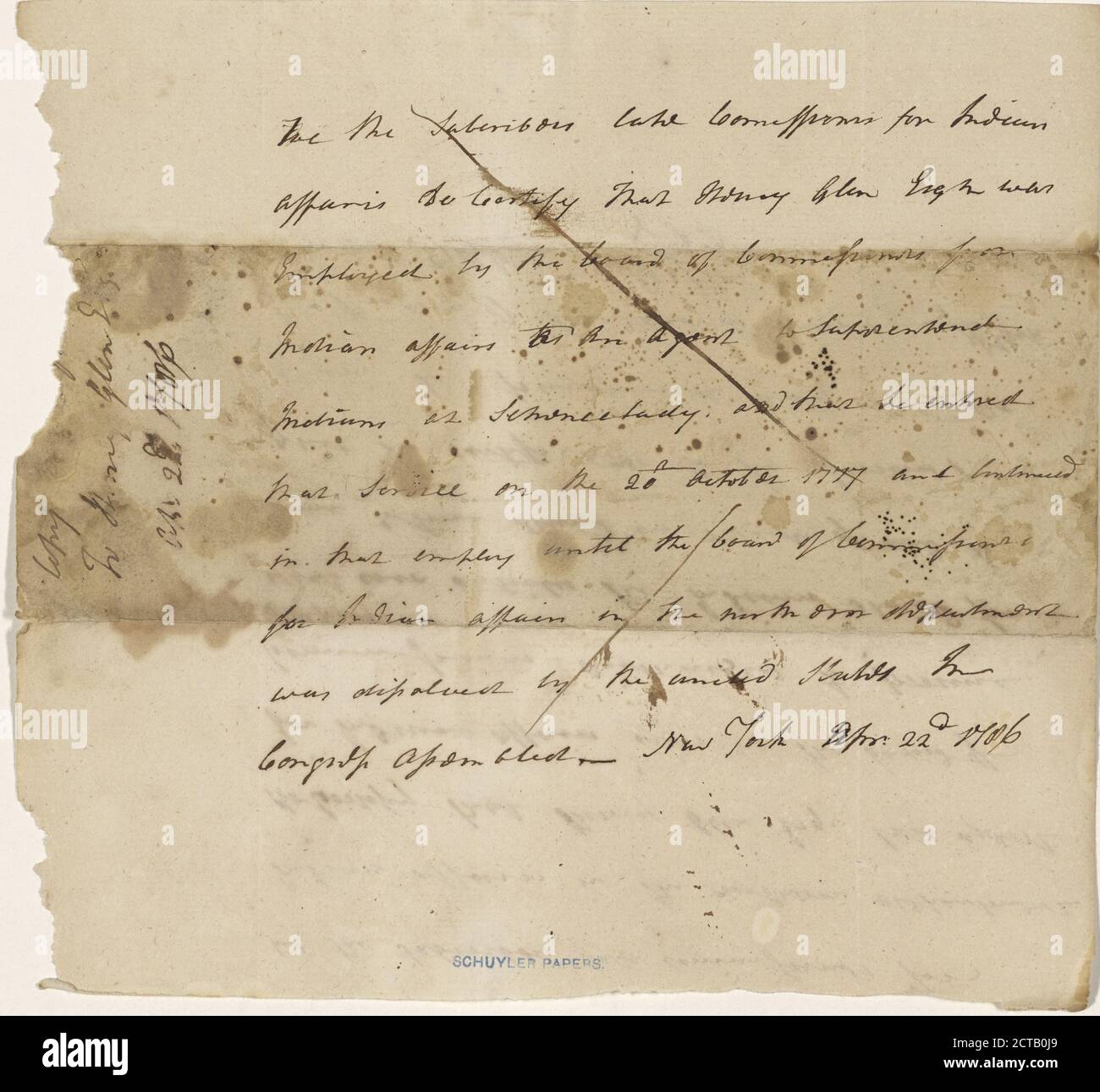 1786-1789, Text, Dokumente, 1786 - 1789 Stockfoto