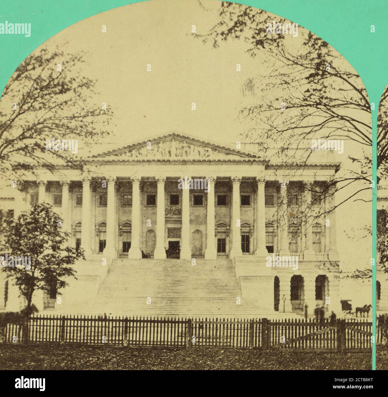 Senate Front, Washington., Vereinigte Staaten. Kongress. Senat, Washington (D.C.), Vereinigte Staaten Stockfoto