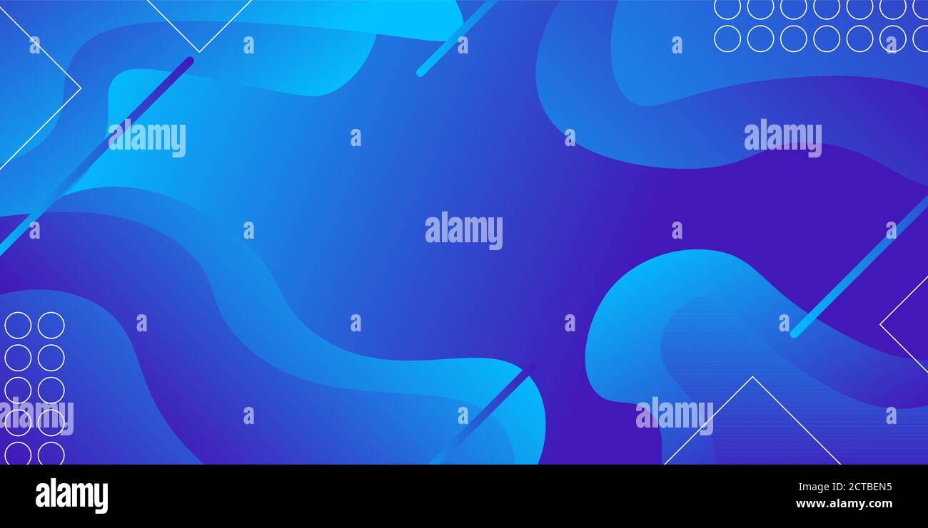 Blau Stilvolle Abstrakte Hintergrund Design Vektor-Vorlage Stock Vektor