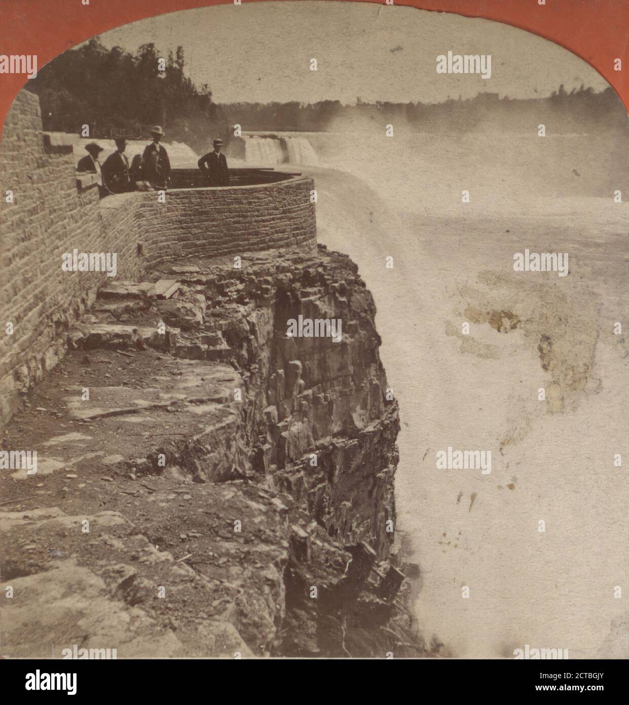 Prospect Point im New Park, Niagara., Barker, George (1844-1894), New York (Bundesstaat), Niagara Falls (N.Y. und Ont.), Ontario Stockfoto