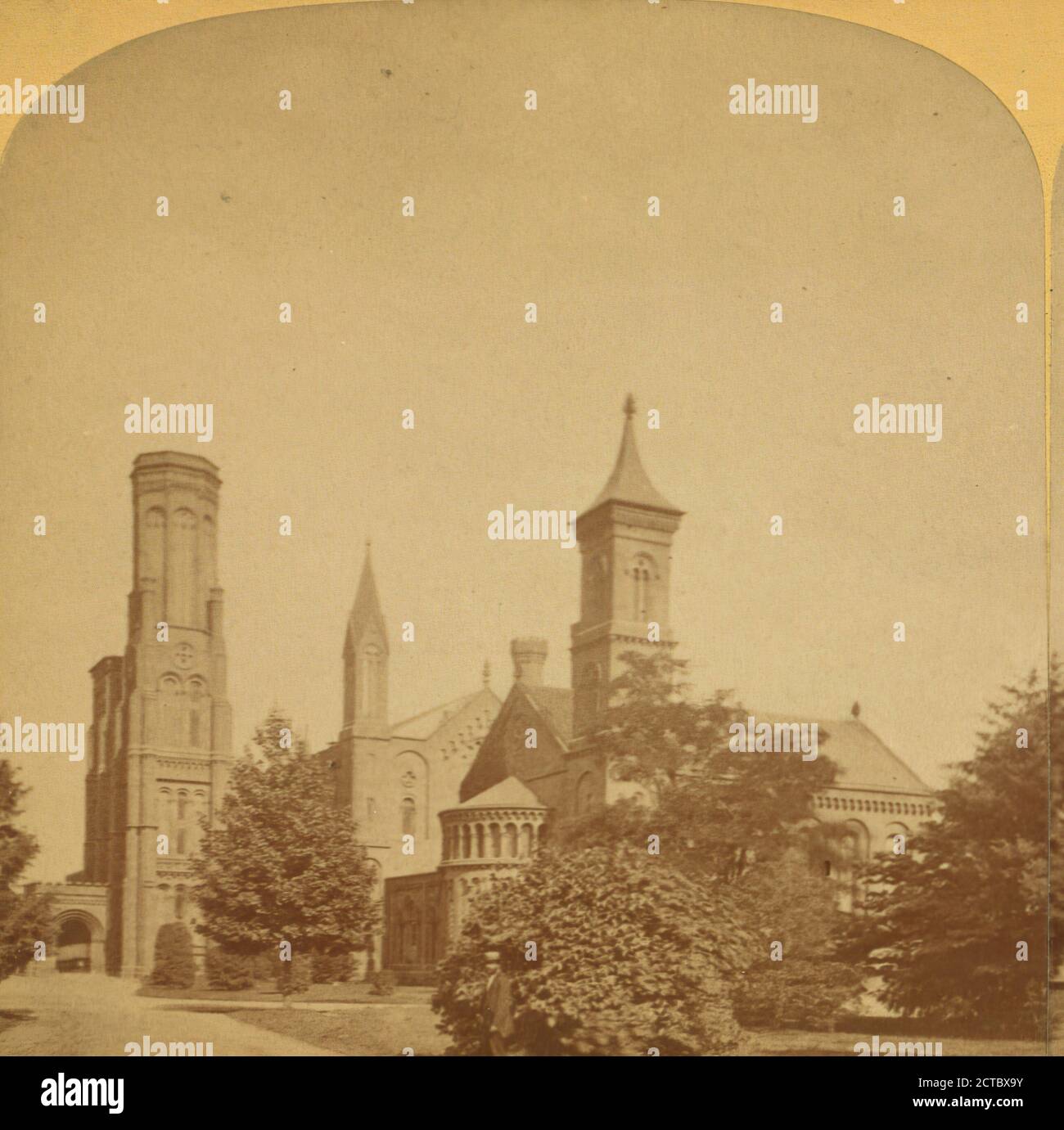 Smithsonian Institute, Washington, D.C., Bell, C. M. (Charles Milton) (ca. 1849-1893), Smithsonian Institution, -187, Washington (D.C. Stockfoto