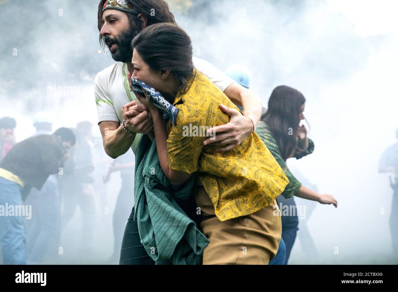Jeremy Strong, 'The Trial of the Chicago 7' (2020) Credit: Niko Tavernise / Netflix / The Hollywood Archive Stockfoto