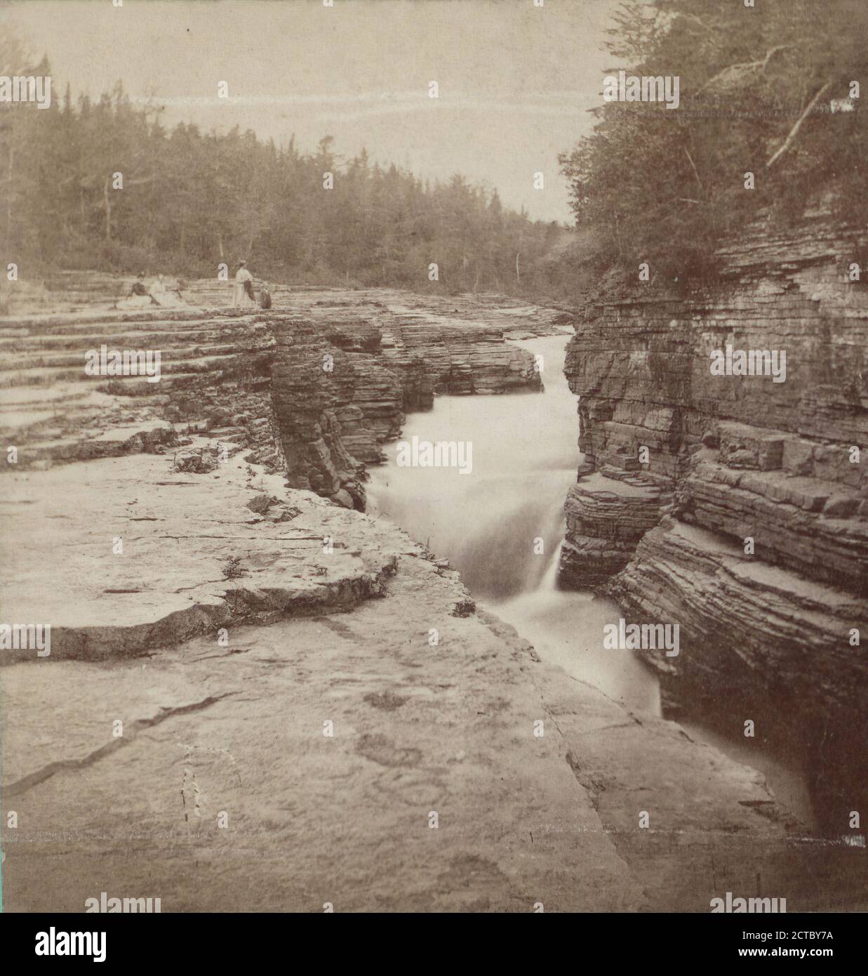 Trenton Falls., Parks, J. G., New York (Bundesstaat), Trenton Falls (N.Y Stockfoto