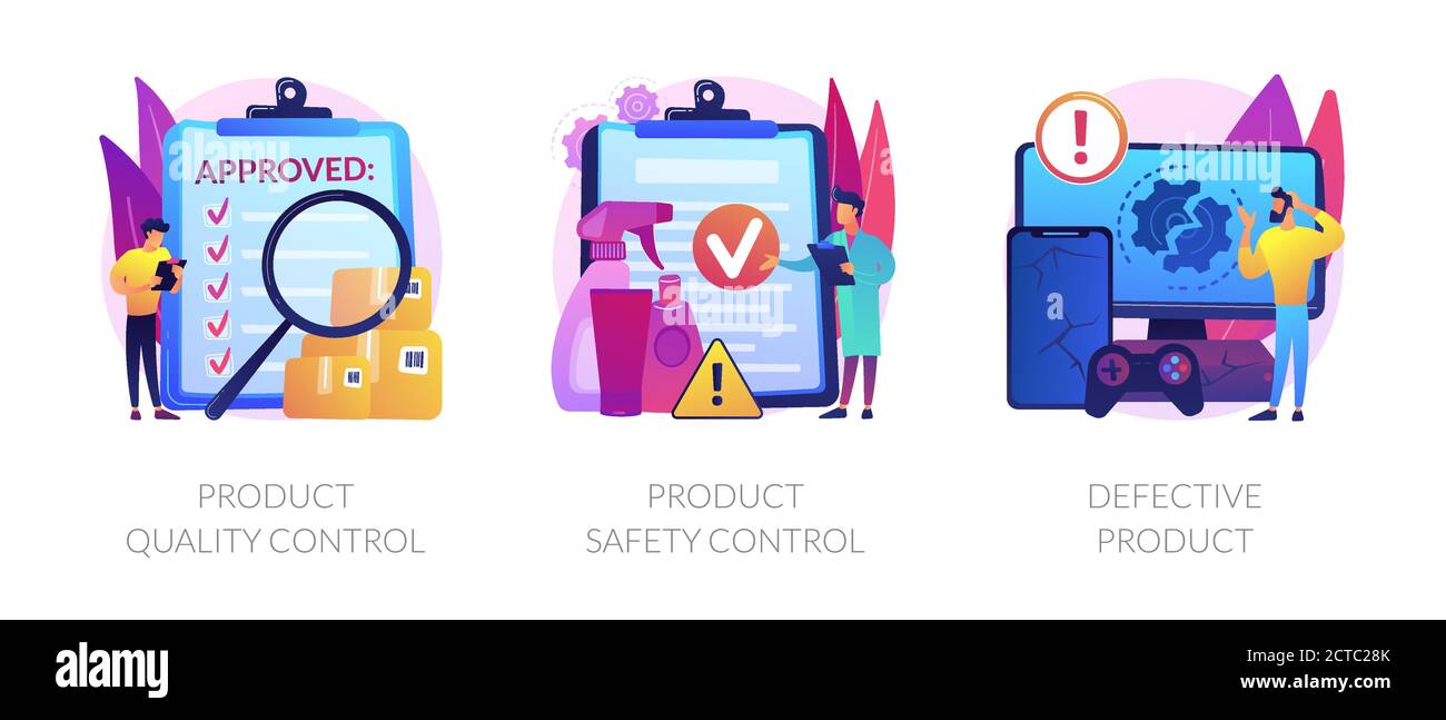 Produktherstellung abstrakte Konzept Vektor Illustrationen. Stock Vektor