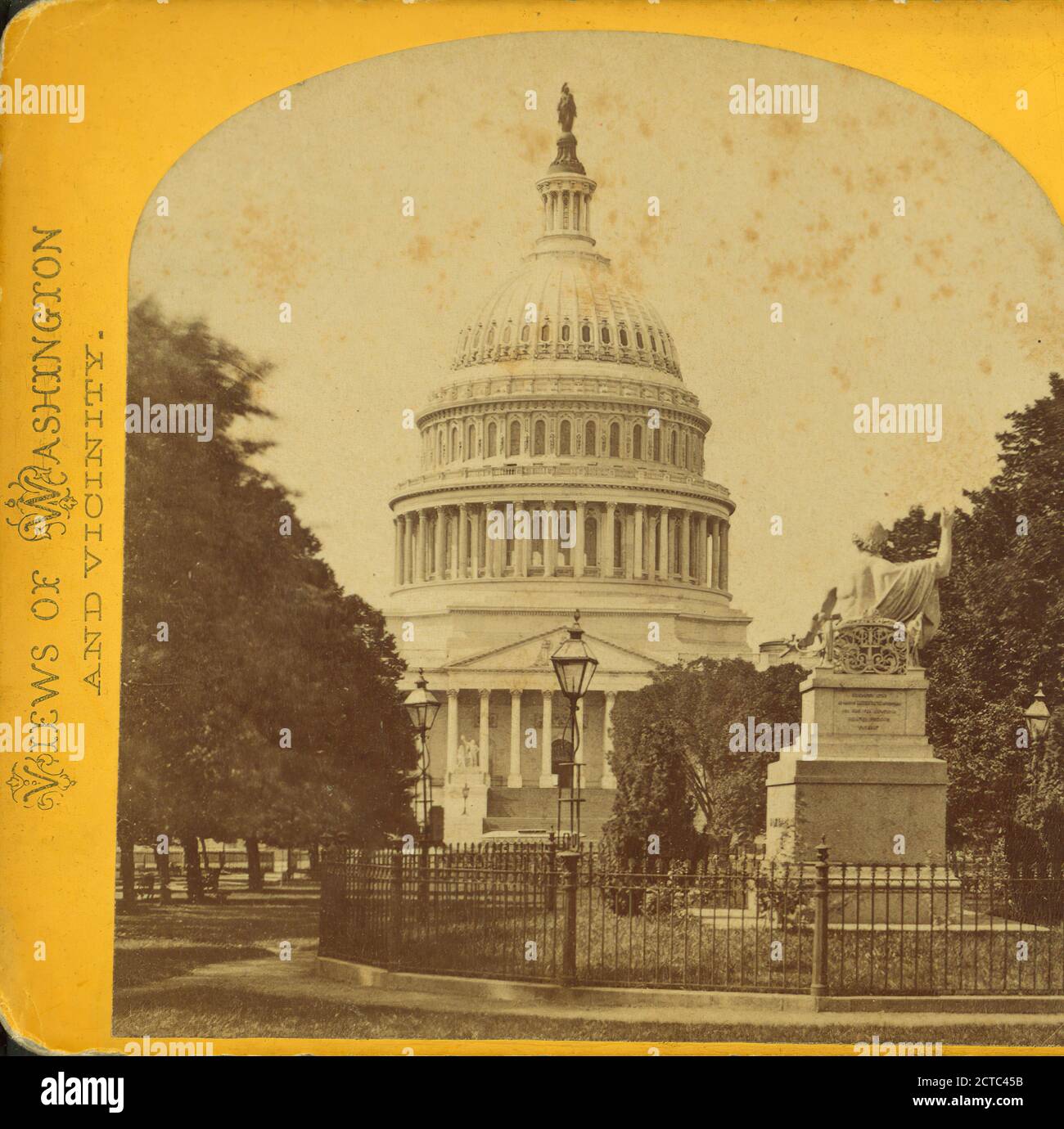 Das US-Kapitol., Jarvis, J. F. (John F.) (b. 1850), 1865, Washington (D.C. Stockfoto