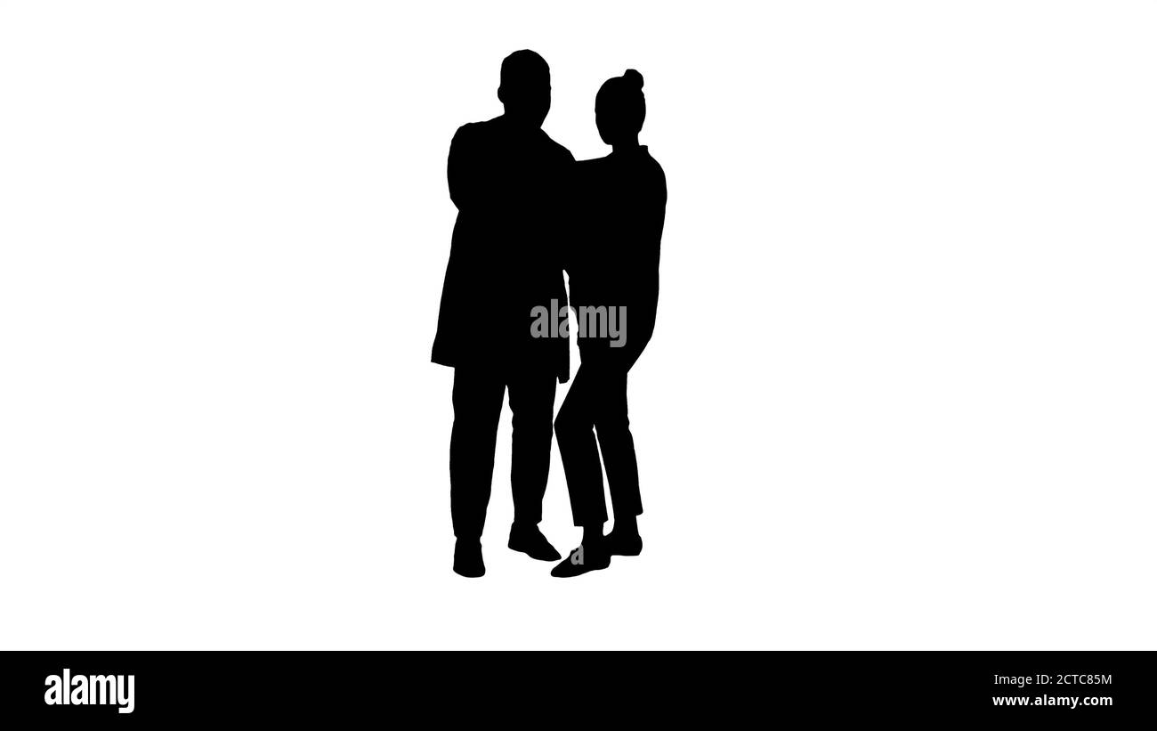 Silhouette Arzt zeigt den Brustkorb x-ray. Stockfoto