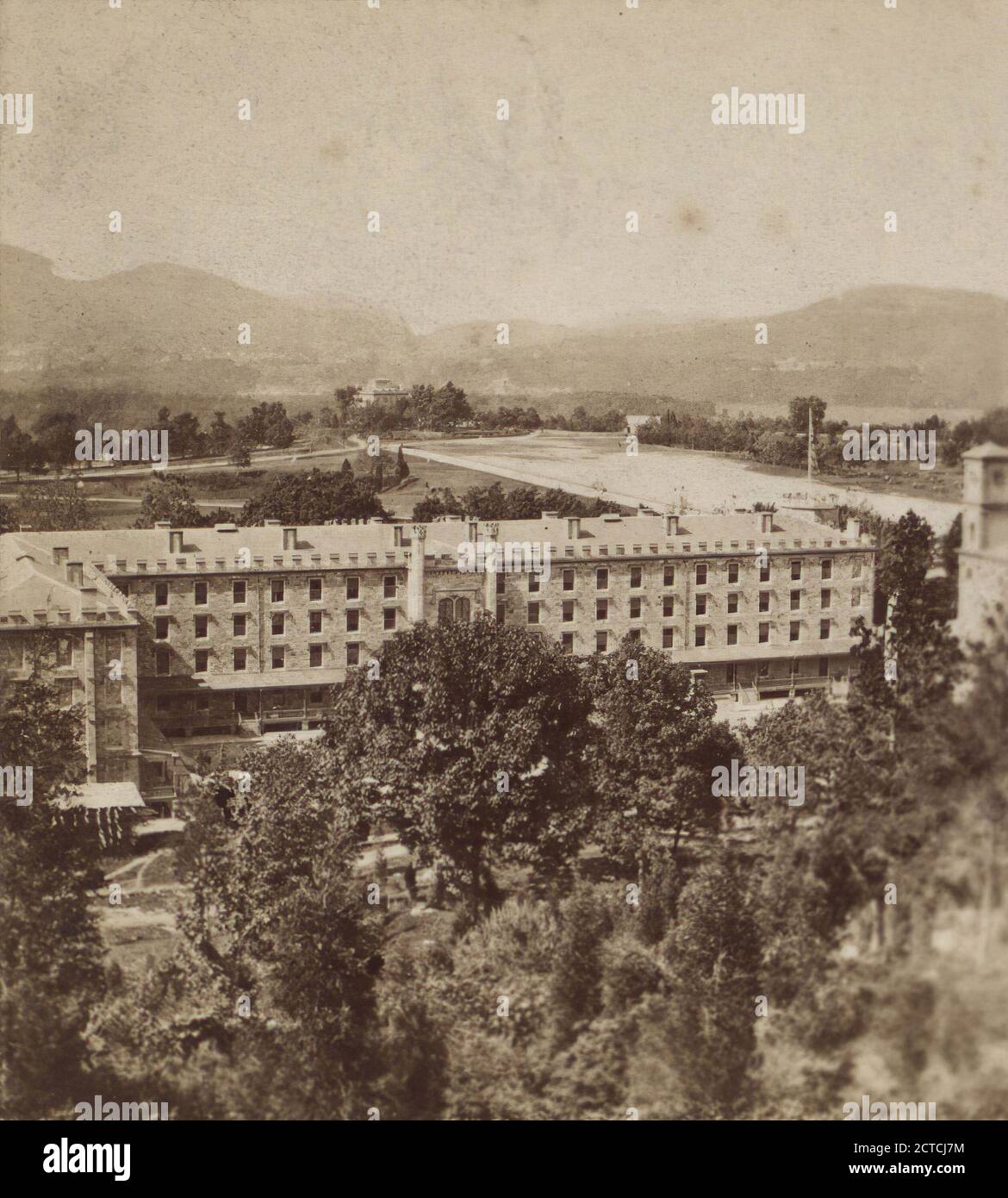 U. S. Militärakademie West Point., Chase, W. M. (William M.) (Ca. 1818-1901), United States Military Academy, New York (Bundesstaat), United States, West Point (N.Y Stockfoto