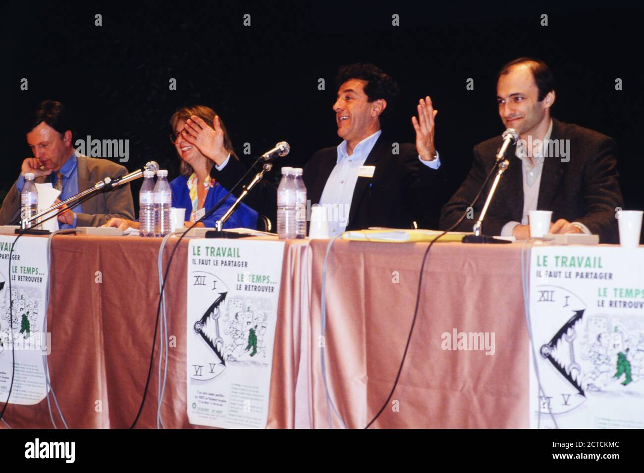 Nationaler Kongress der Ecology Party Les Verts, Chambéry, Savoie, Frankreich, 1994 Stockfoto