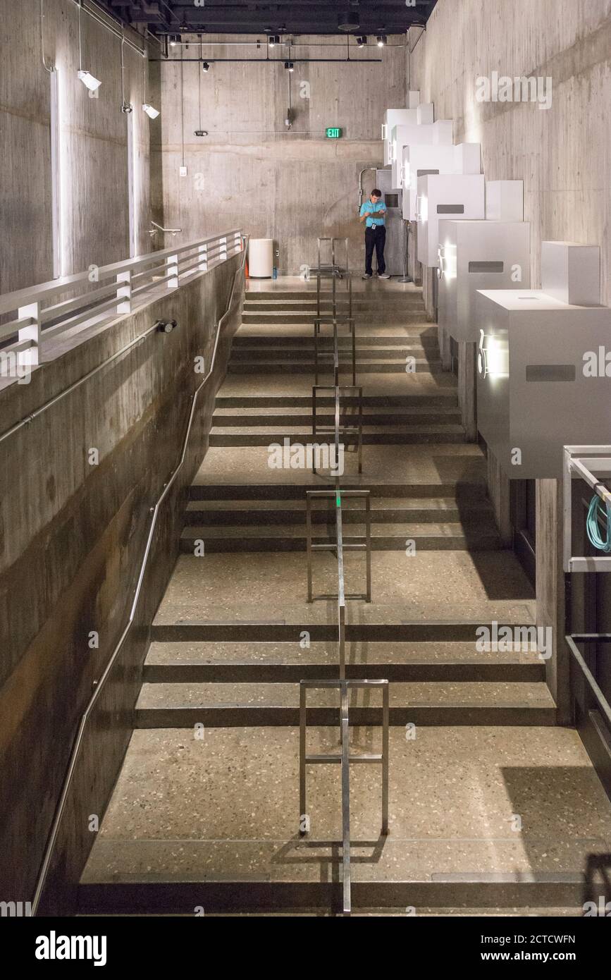 Gateway Arch, entworfen von Eero Saarinen und eröffnet 1965, St. Louis, Missouri, USA. Stockfoto