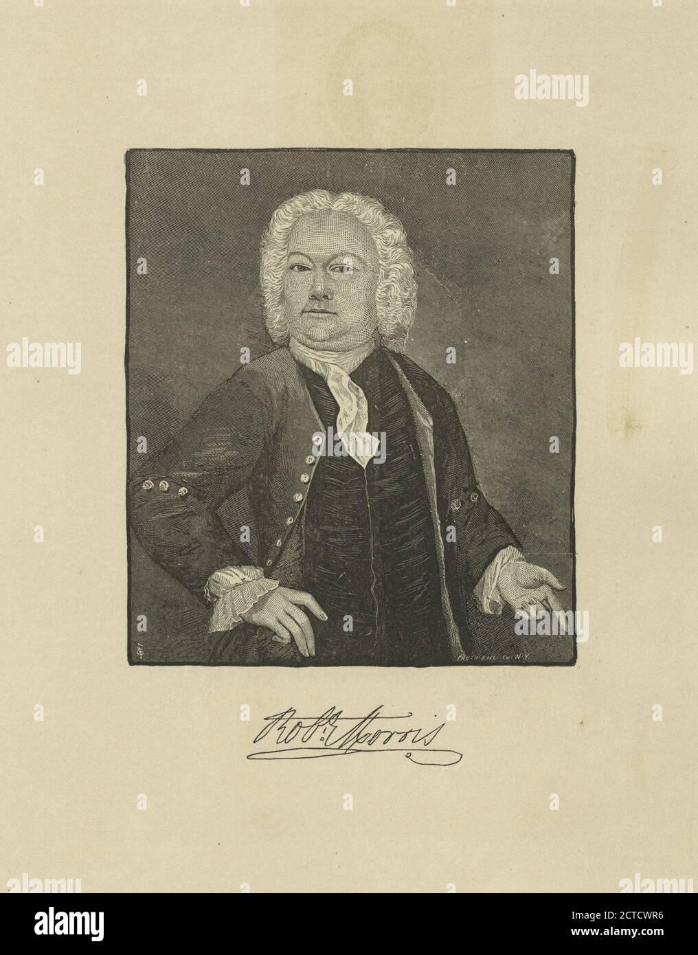 Robt. Robert Morris., Standbild, 1890 Stockfoto