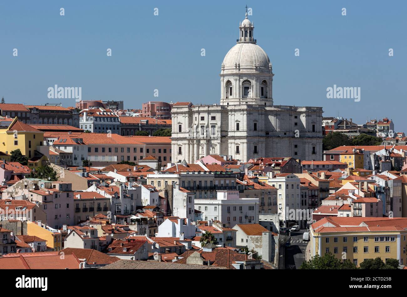 Das Nationale Pantheon, Alfama, Lissabon, Portugal. Stockfoto