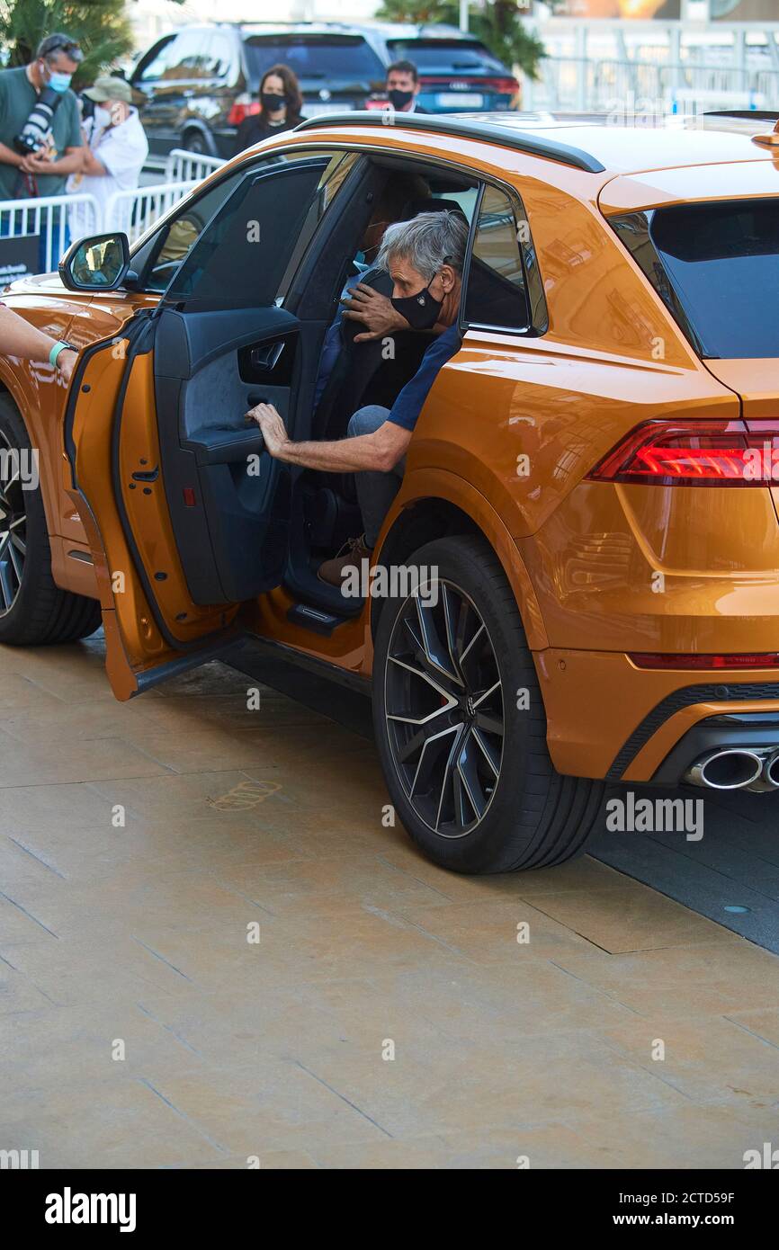 22. September 2020, Madrid, Madrid, Spanien: Viggo Mortensen kommt im Maria Cristina Hotel während des 68. San Sebastian International Film Festival am 22. September 2020 in Donostia / San Sebastian, Spanien an (Bild: © Jack Abuin/ZUMA Wire) Stockfoto