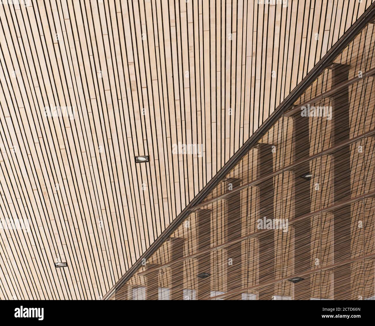 Äußere Detail von Rotterdam Centraal Station, Niederlande. Fertiggestellt im Jahr 2014 nach einer umfangreichen Umgestaltung durch ein Team von niederländischen Firmen Benthem Crouwel Architects, MVSA Architects und West 8. Stockfoto