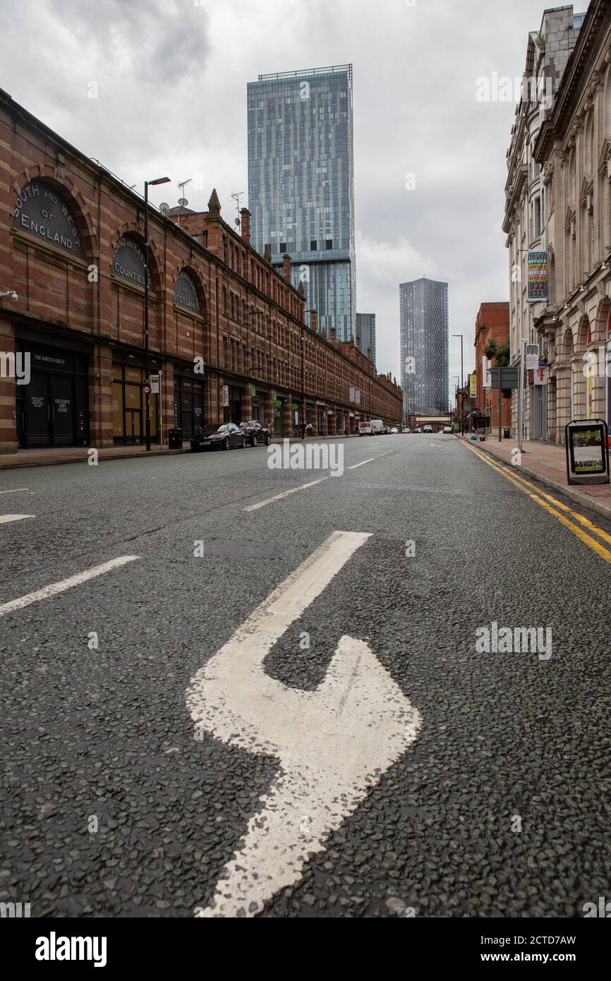 Beetham Tower in Manchester Stockfoto