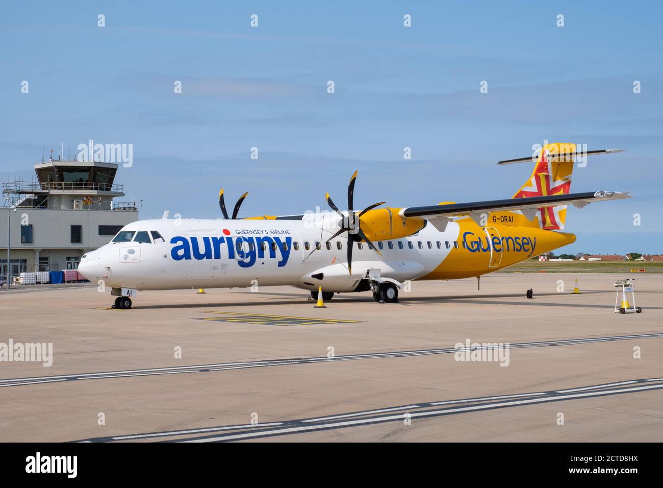 Aurigny Airline Stockfoto