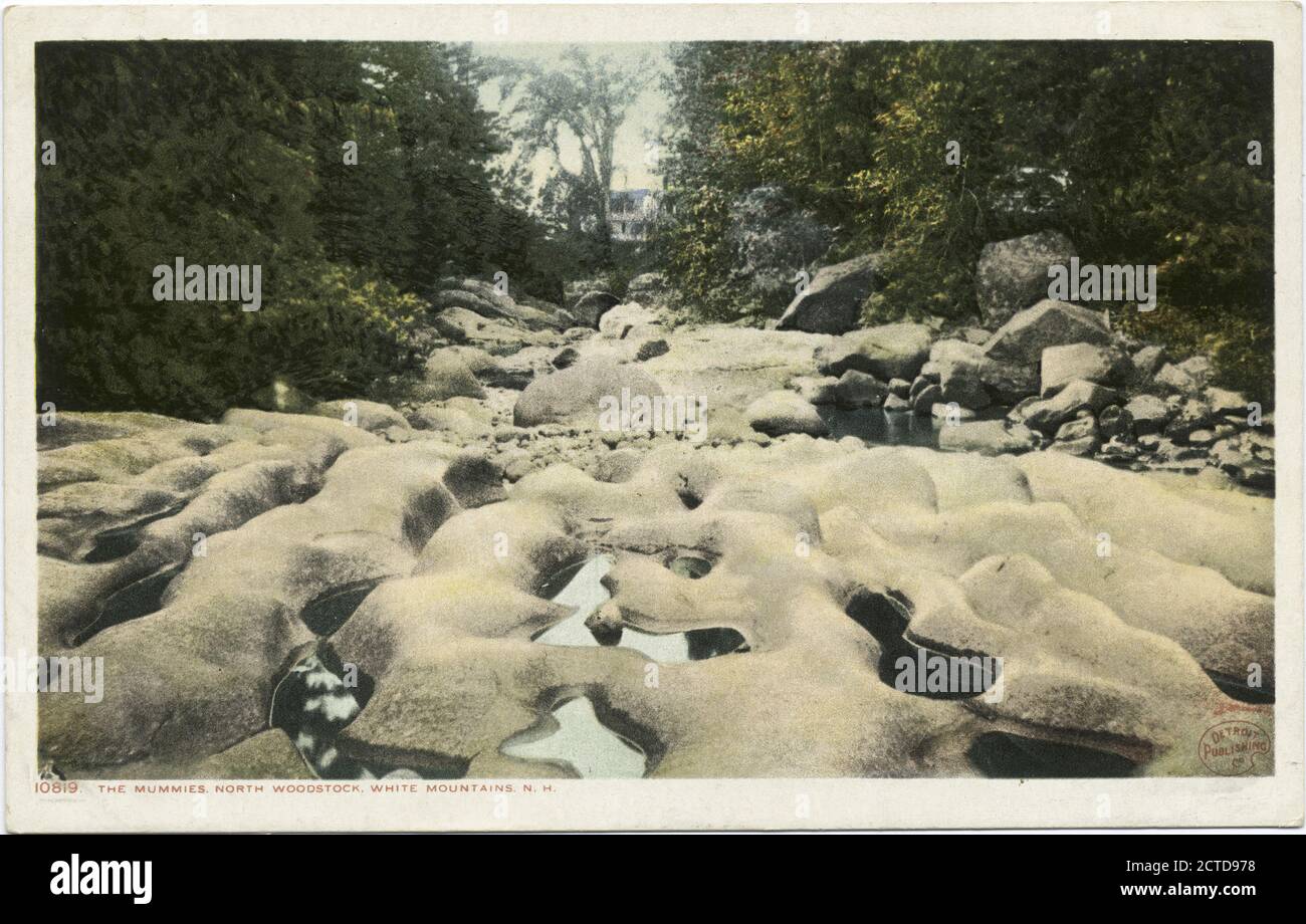 Die Mumien, North Woodstock, N. H., Standbild, Postkarten, 1898 - 1931 Stockfoto