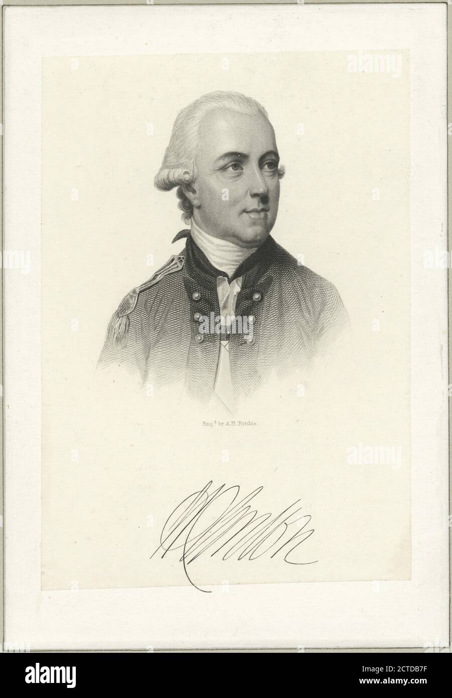 Sir Henry Clinton, Standbild, 1775 - 1890 Stockfoto