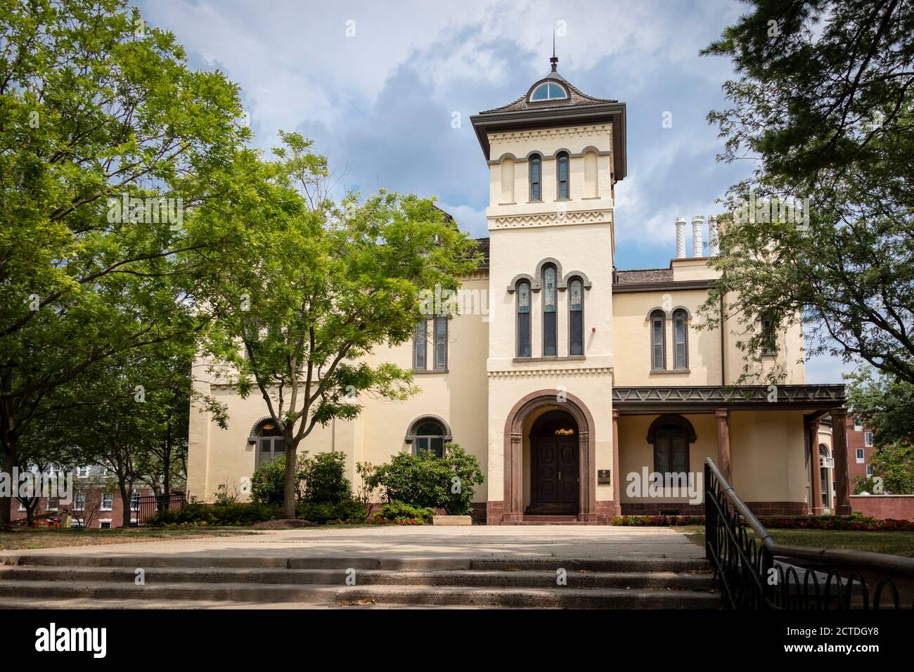 Bishop House, auf dem Campus der Rutgers University Stockfoto