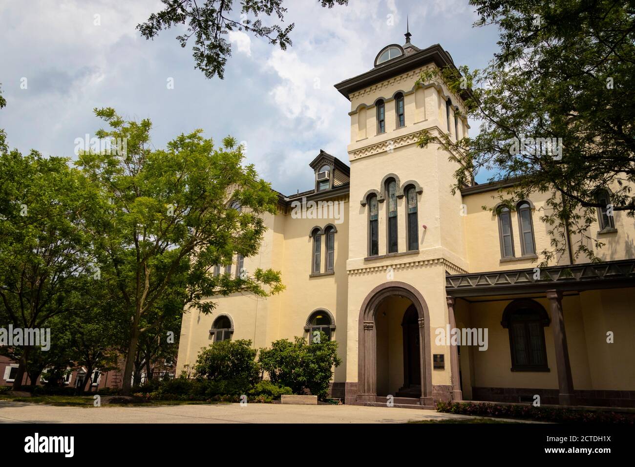 Bishop House, auf dem Campus der Rutgers University Stockfoto