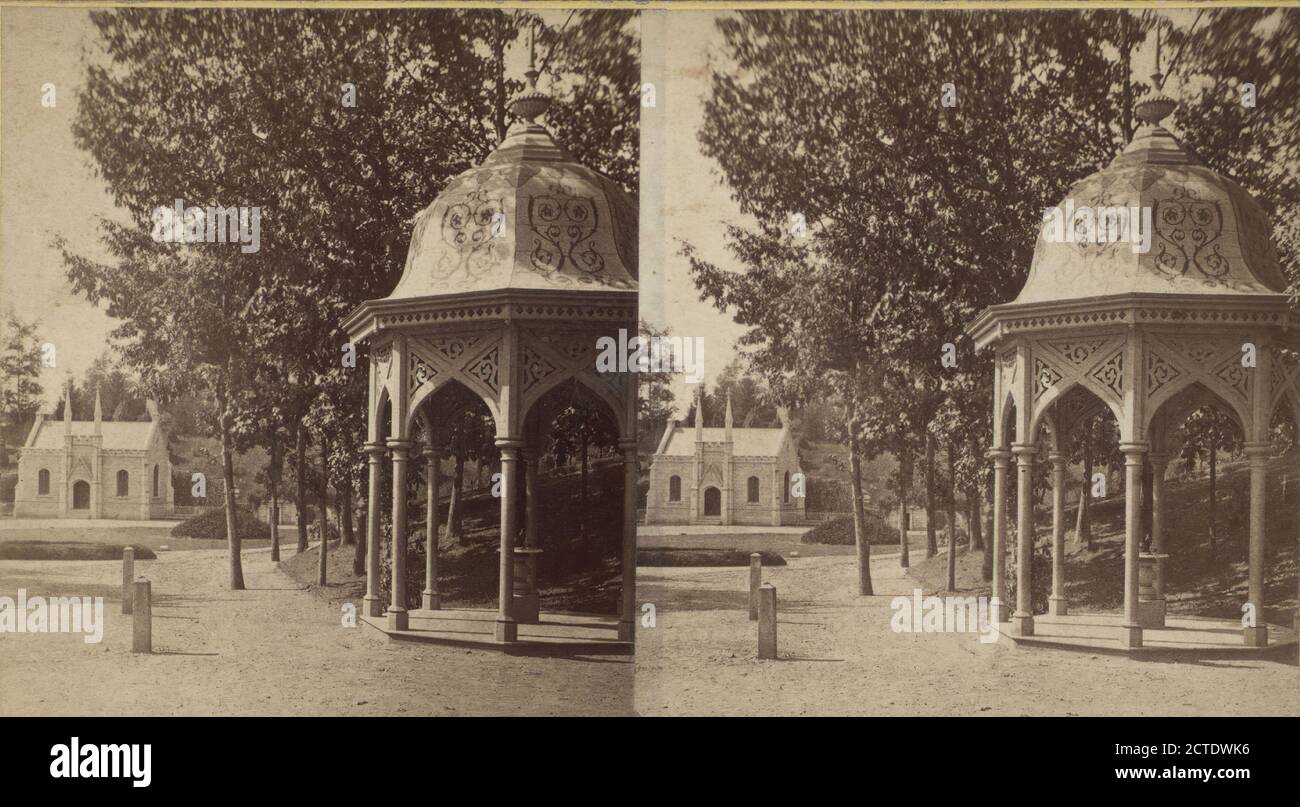 The Fountain and Chapel, New York (Bundesstaat), Rochester (N.Y Stockfoto