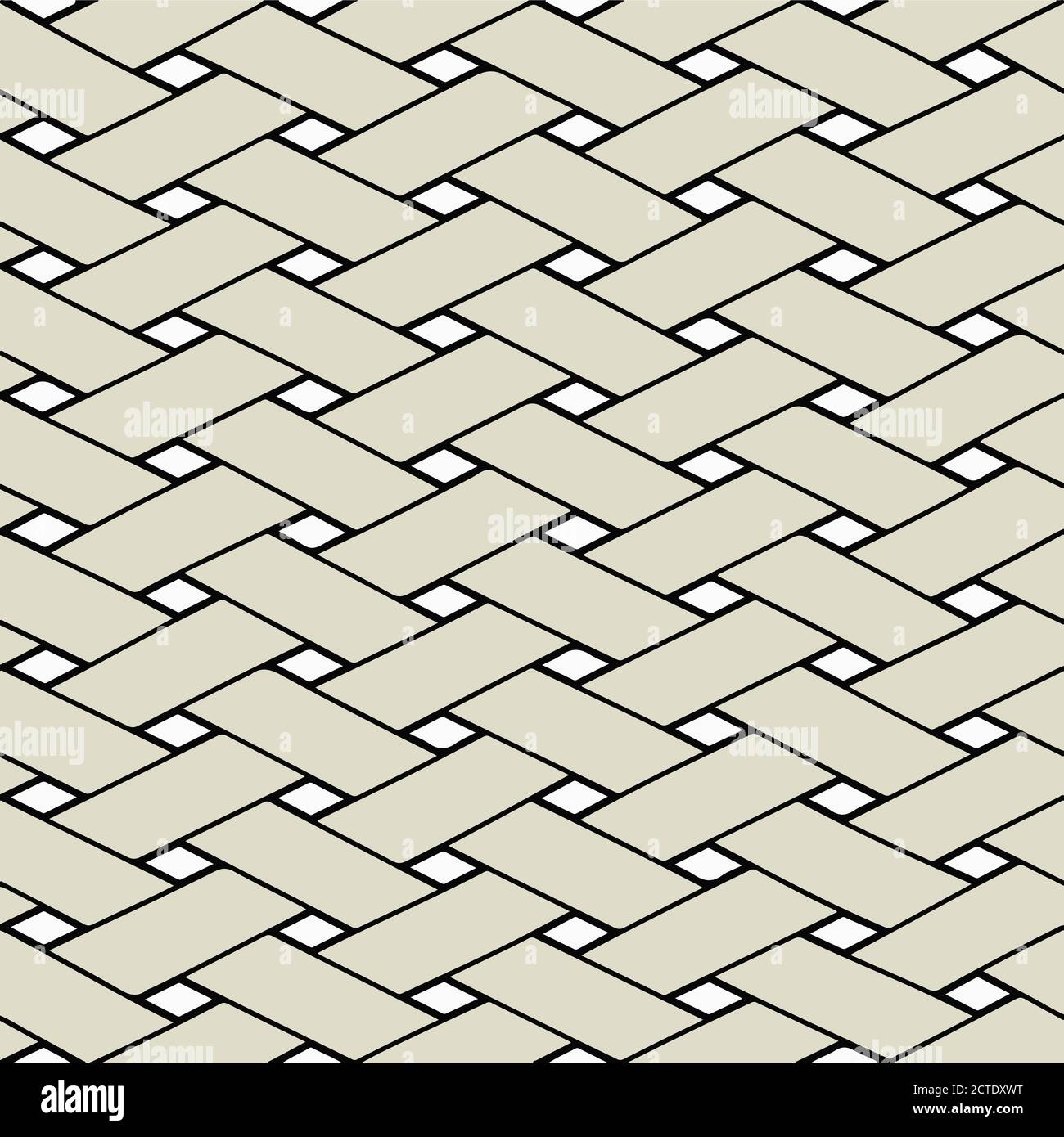 Weave nahtlose Vektor Muster Illustration Stock Vektor