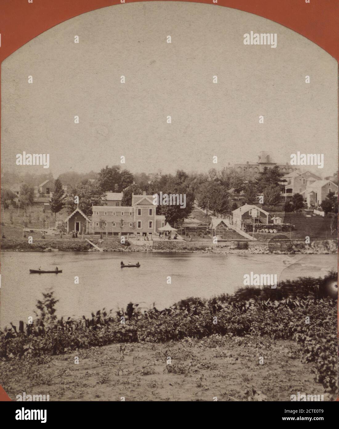 Spring Park, Massena Springs, New York (Bundesstaat), Catskill Mountains (N.Y Stockfoto