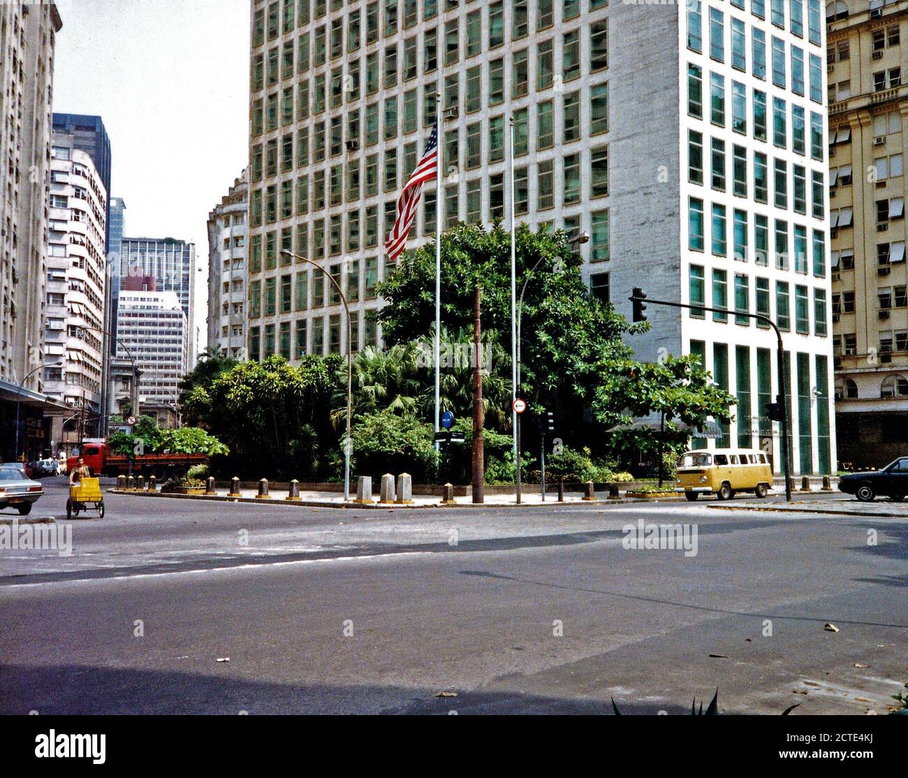 Rio de Janeiro - Konsulat Bürogebäude - 1988 Stockfoto
