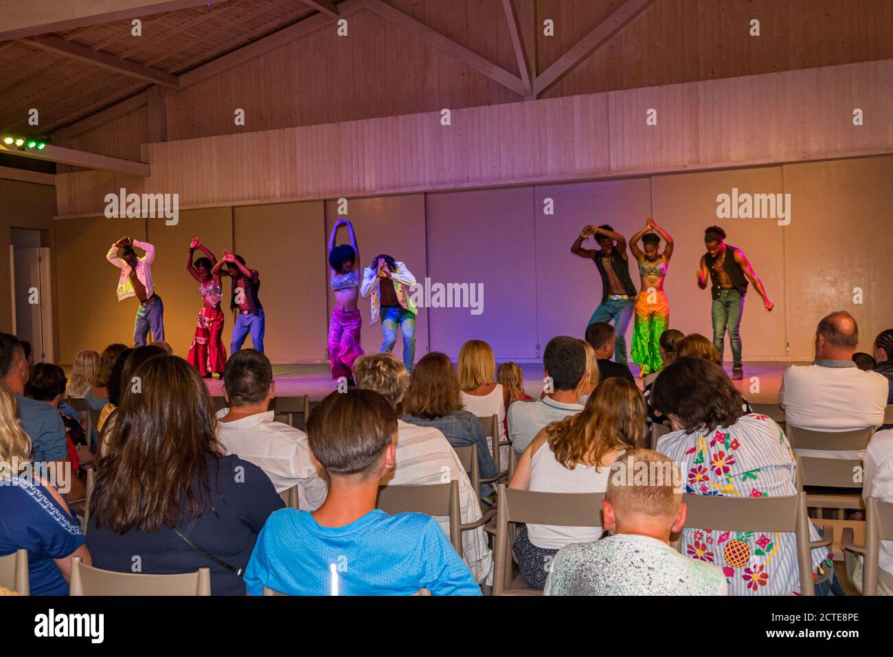 Afrikanische Tänzer aus cabo verde ilha do Sal, Salzinsel Green Cape Dancers Stockfoto