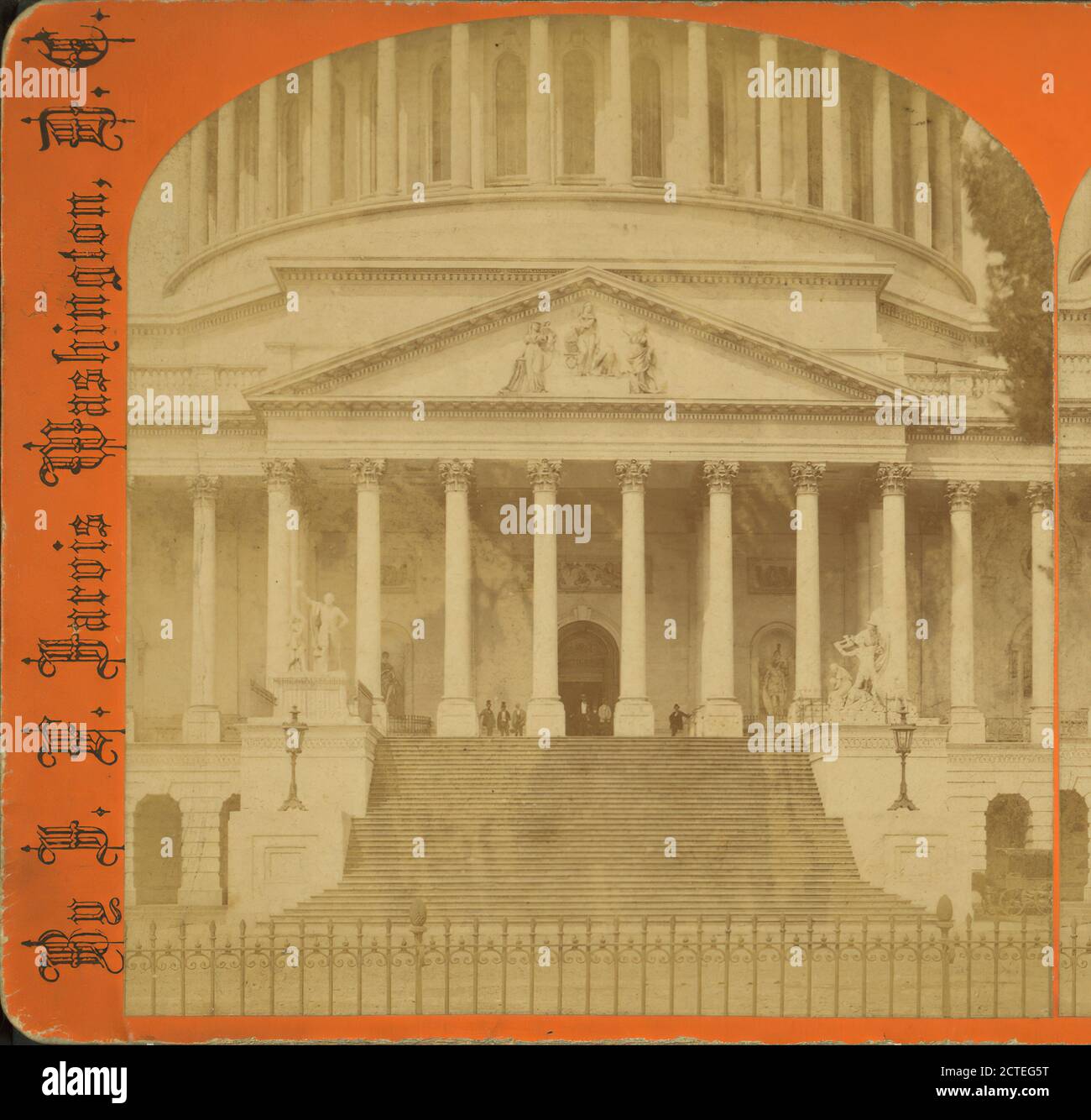 Das US-Kapitol., Jarvis, J. F. (John F.) (b. 1850), 1865, Washington (D.C. Stockfoto