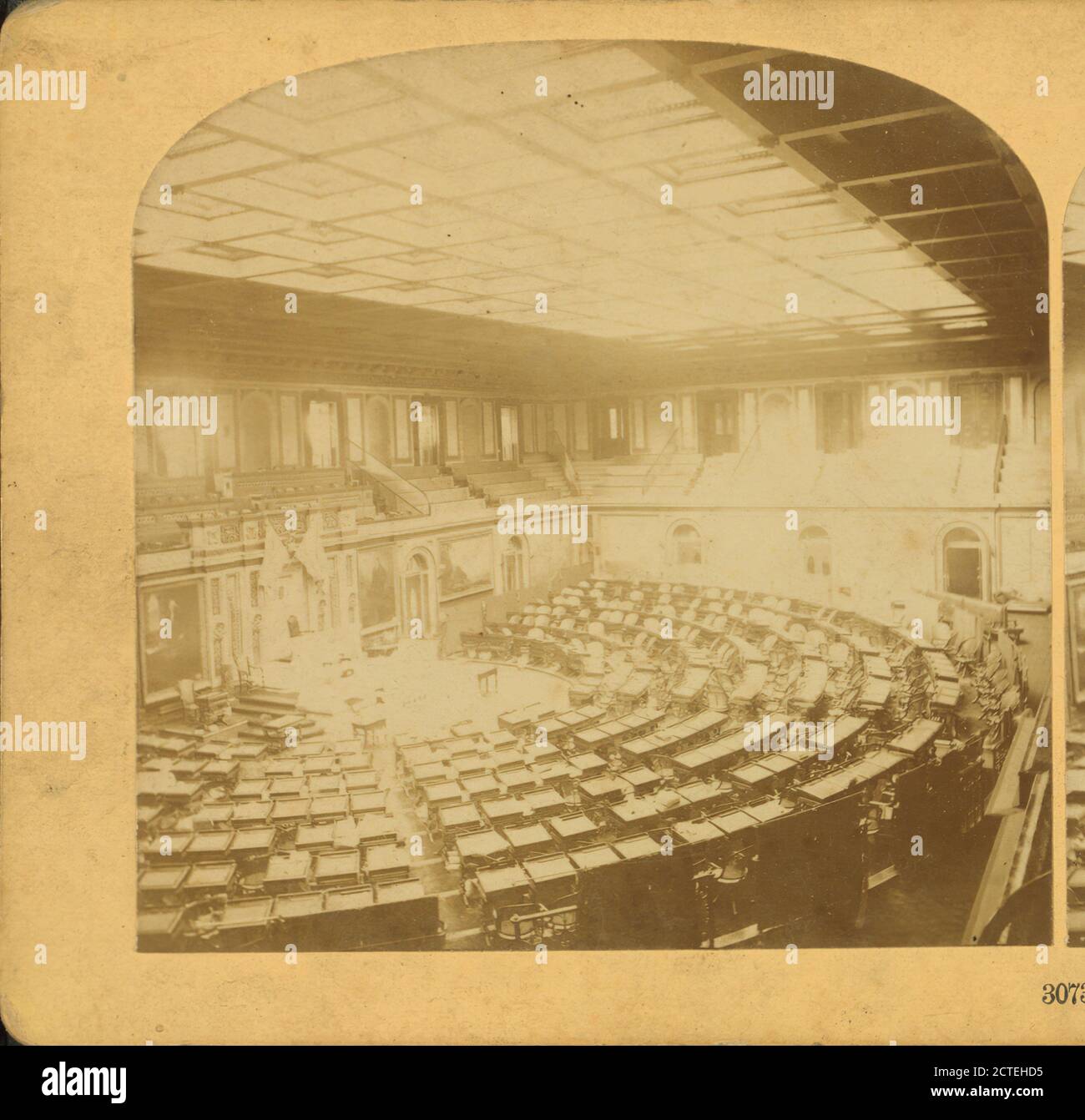 Repräsentantenhaus, Capitol, Washington, D.C., Kilburn Brothers, Vereinigte Staaten. Kongress. House, Washington (D.C.), USA Stockfoto
