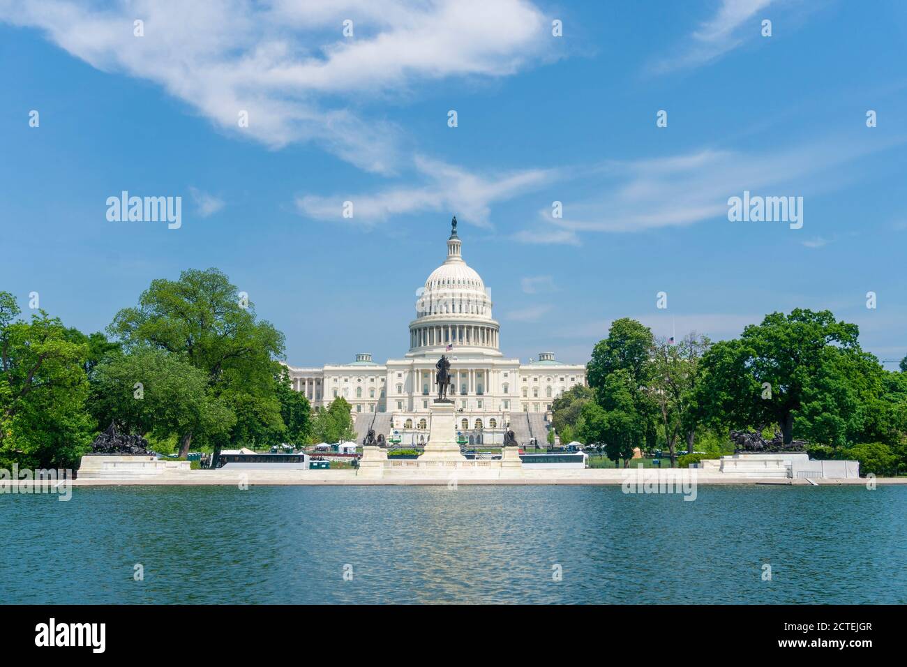 Kapitol der Vereinigten Staaten in Washington DC Stockfoto