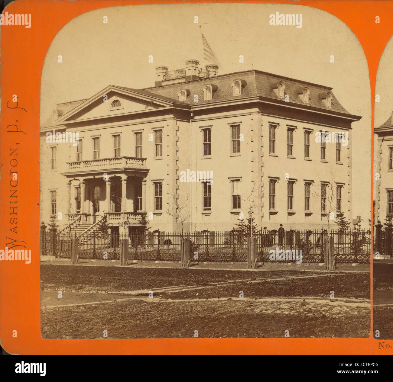 U.S. Naval Hospital., Soule, John P. (1827-1904), 1865, Washington (D.C. Stockfoto