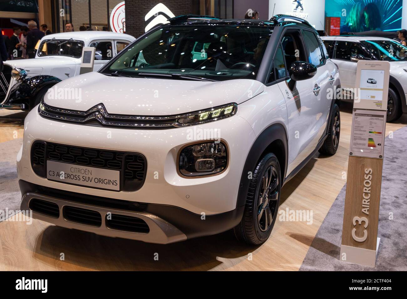 Citroen C3 AirCross SUV Kat 89. Genfer Autosalon. Genf, Schweiz - 5. März 2019. Stockfoto