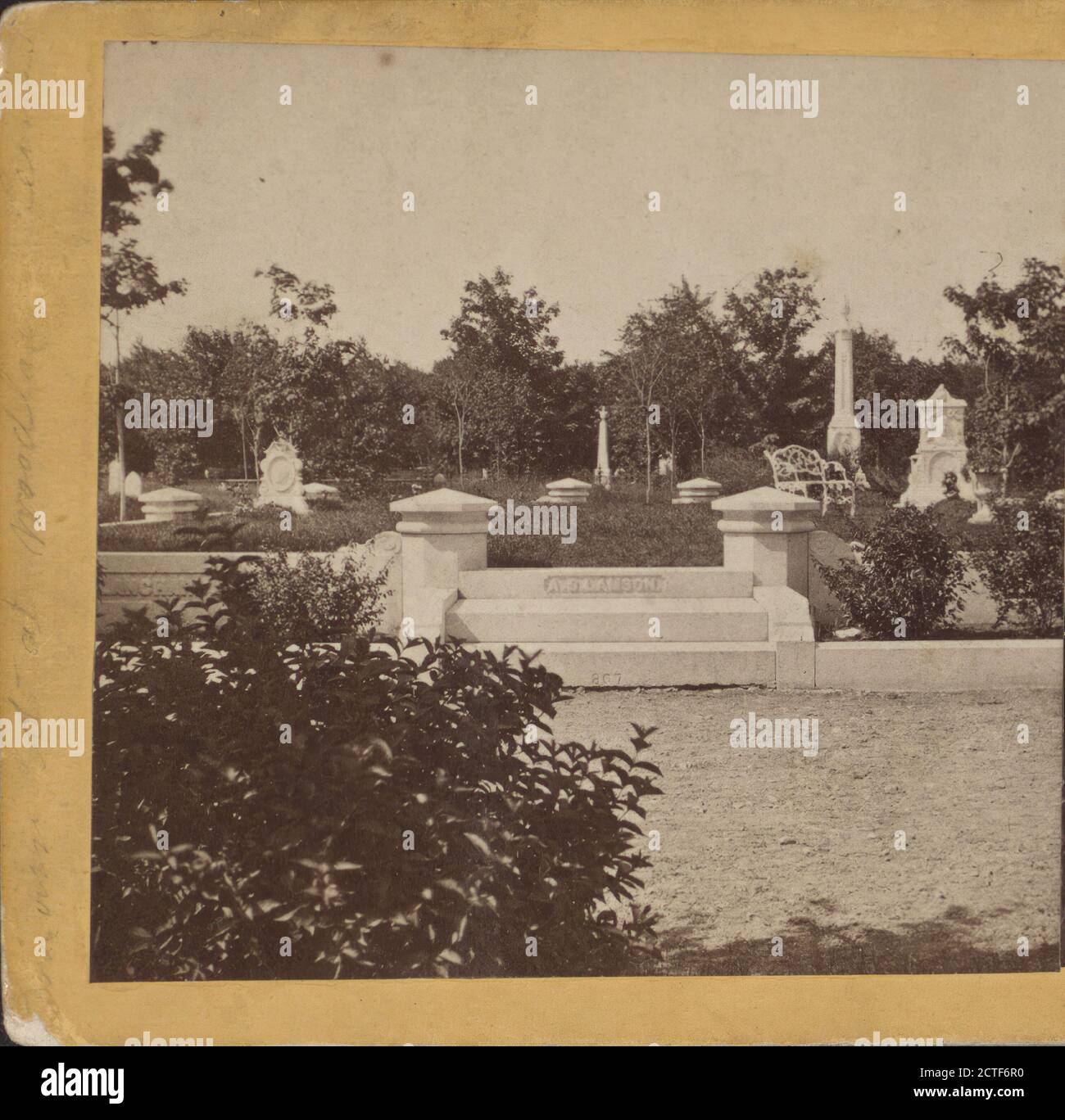 Woodlawn Cemetery., New York (Bundesstaat), New York (N.Y.), Bronx (New York, N.Y.) Stockfoto