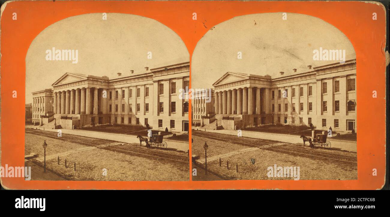 U.S. Patent Office., Wakely, G. D., 1865, Washington (D.C Stockfoto