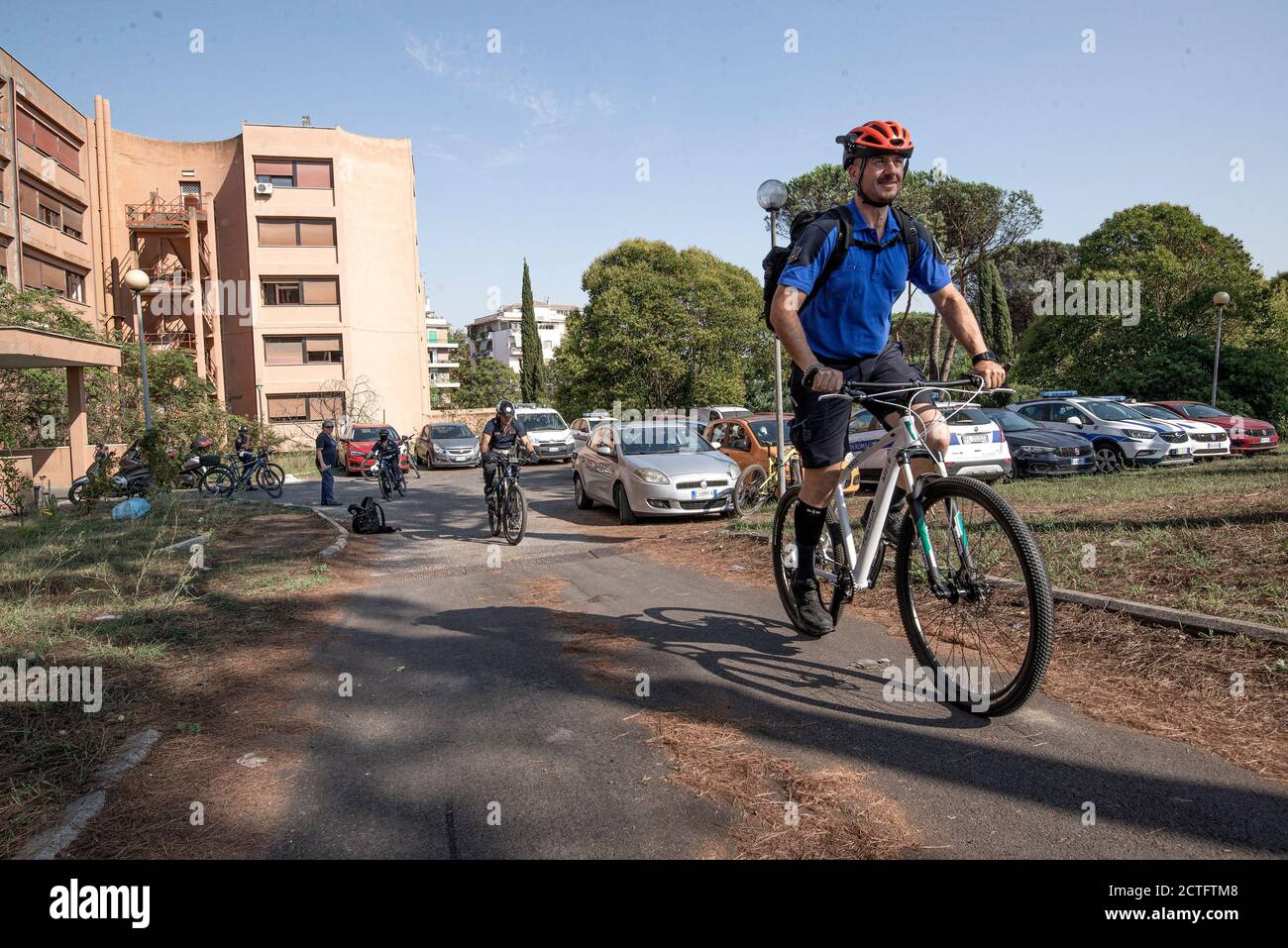 REPARTO TIBER VIGILI URBANI, CORSO E DIPLOMI Stockfoto
