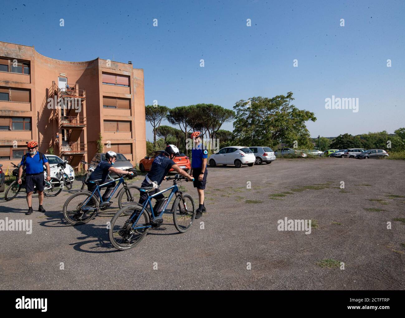 REPARTO TIBER VIGILI URBANI, CORSO E DIPLOMI Stockfoto
