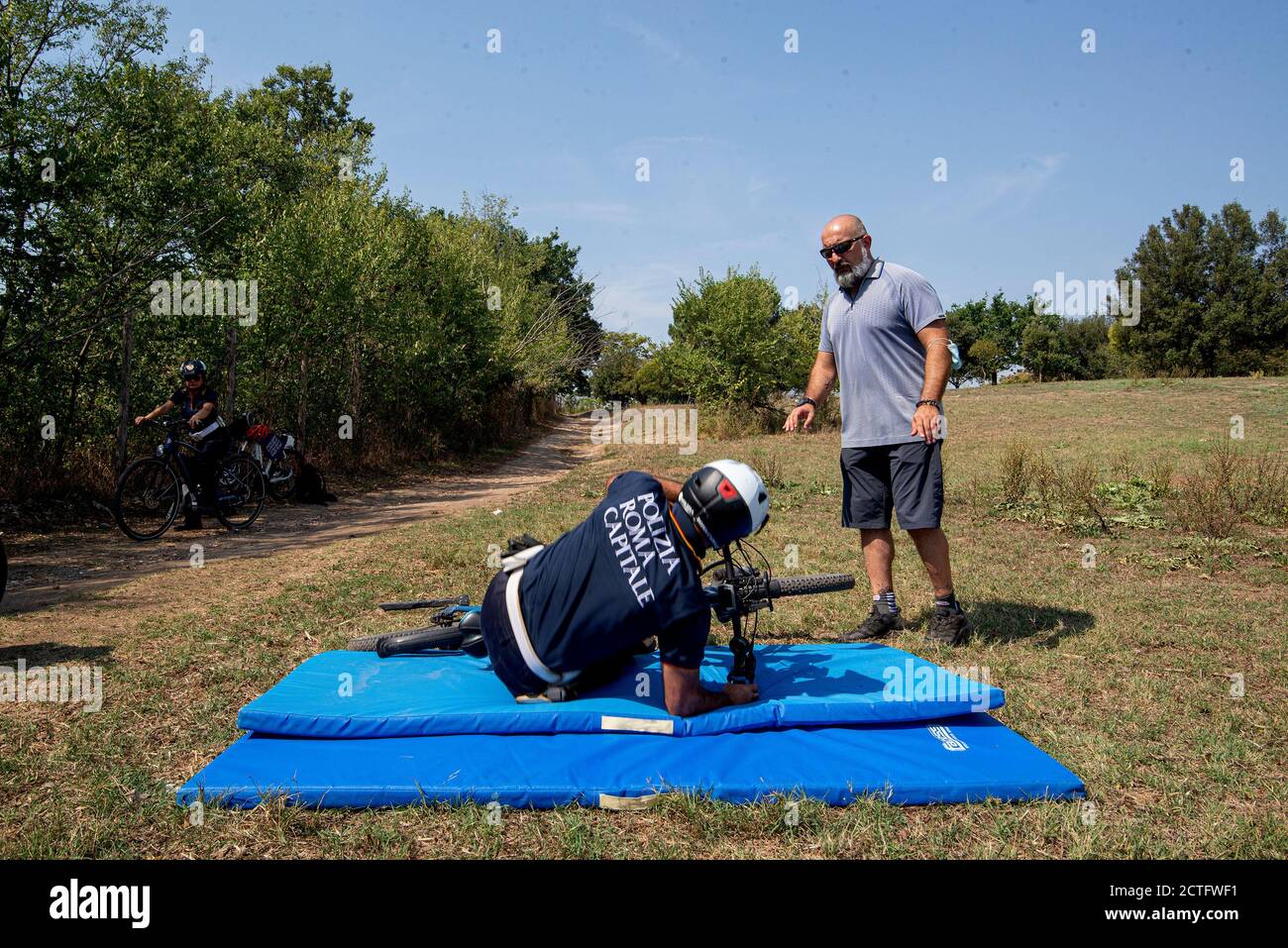 REPARTO TIBER VIGILI URBANI, CORSO E DIPLOMI Stockfoto