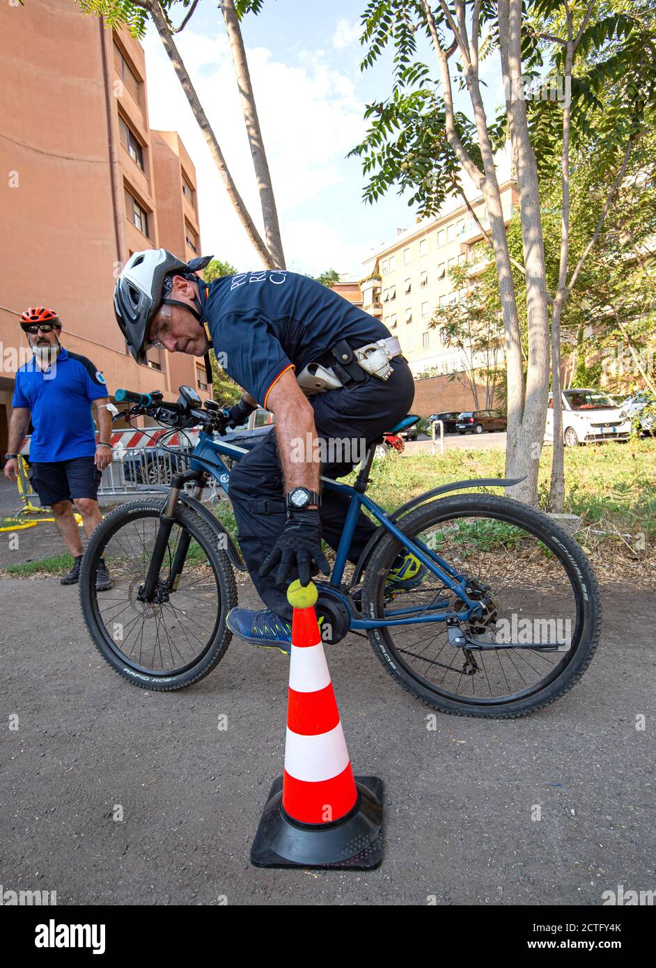 REPARTO TIBER VIGILI URBANI, CORSO E DIPLOMI Stockfoto