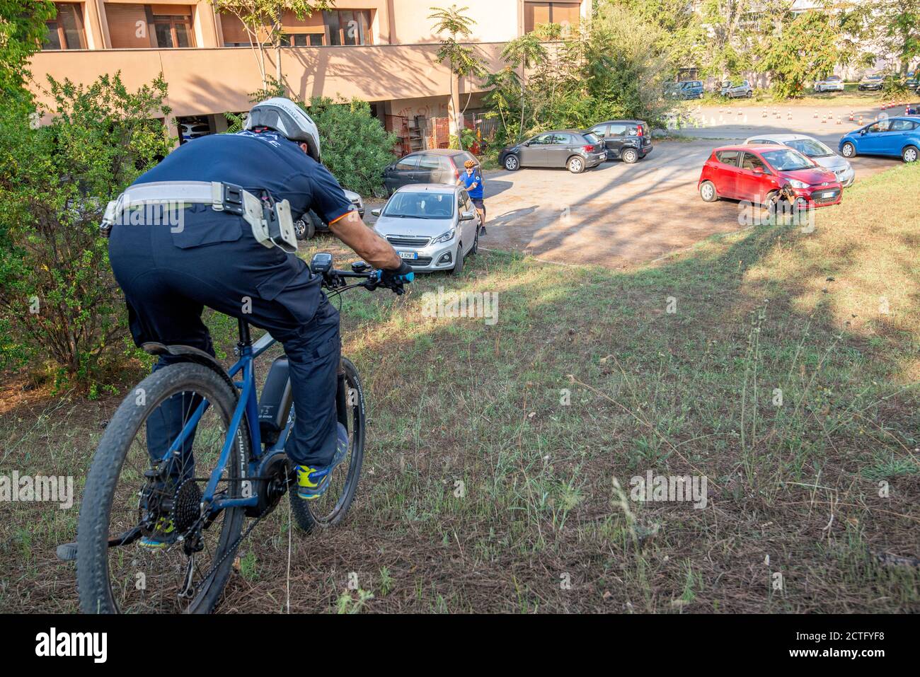 REPARTO TIBER VIGILI URBANI, CORSO E DIPLOMI Stockfoto