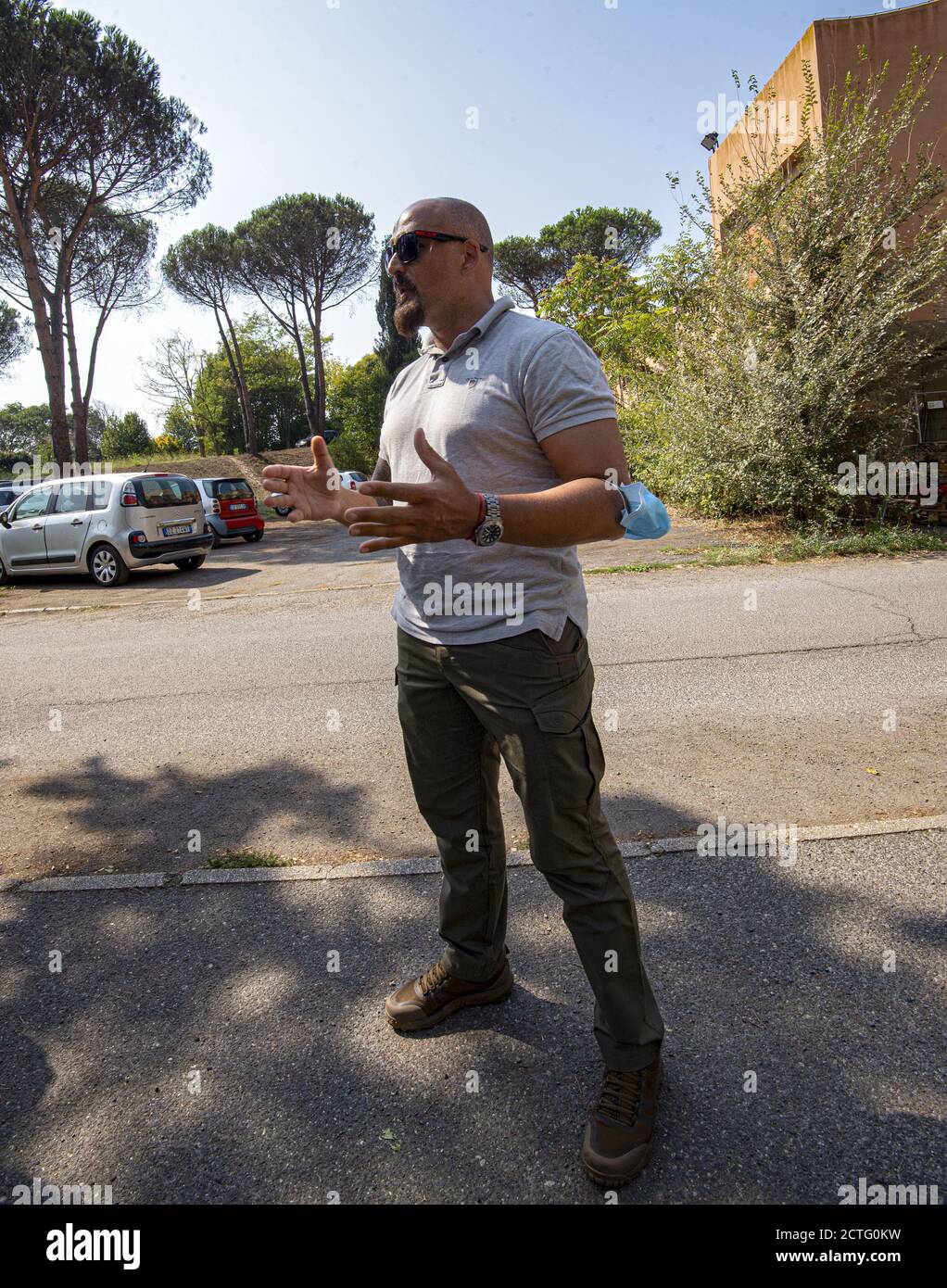 REPARTO TIBER VIGILI URBANI, CORSO E DIPLOMI Stockfoto