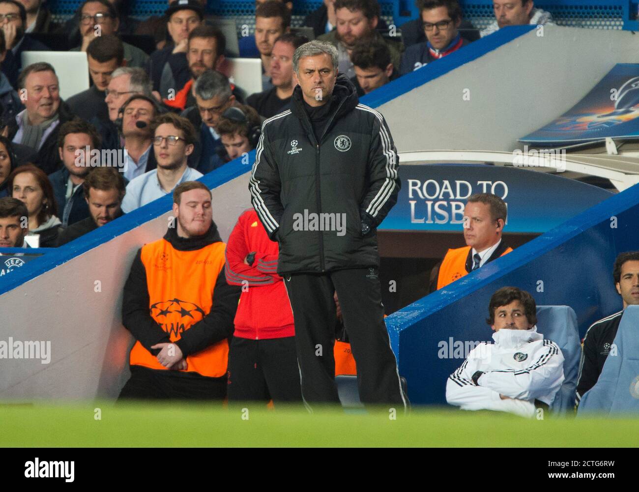 JOSE MOURINHO CHELSEA / ATHLETICO MADRID CHAMPIONS LEAGUE HALBFINALE Bild : © Mark Pain / Alamy 30/4/2014 Stockfoto