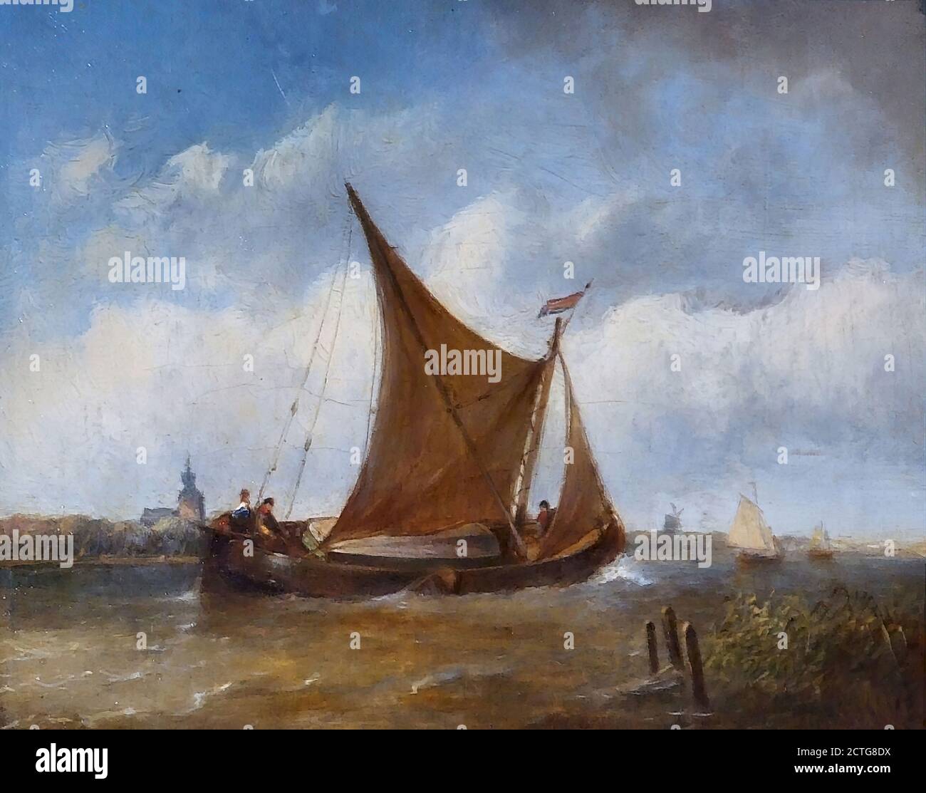 Schiffedges I Petrus Paulus - Marine - Niederländische Schule - 19. Jahrhundert Stockfoto