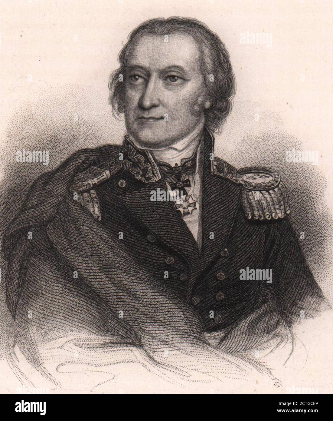 Baron Karol (Charles) Otto Kniaziwicz, Leiter der polnischen Donaulegion 1839 Stockfoto