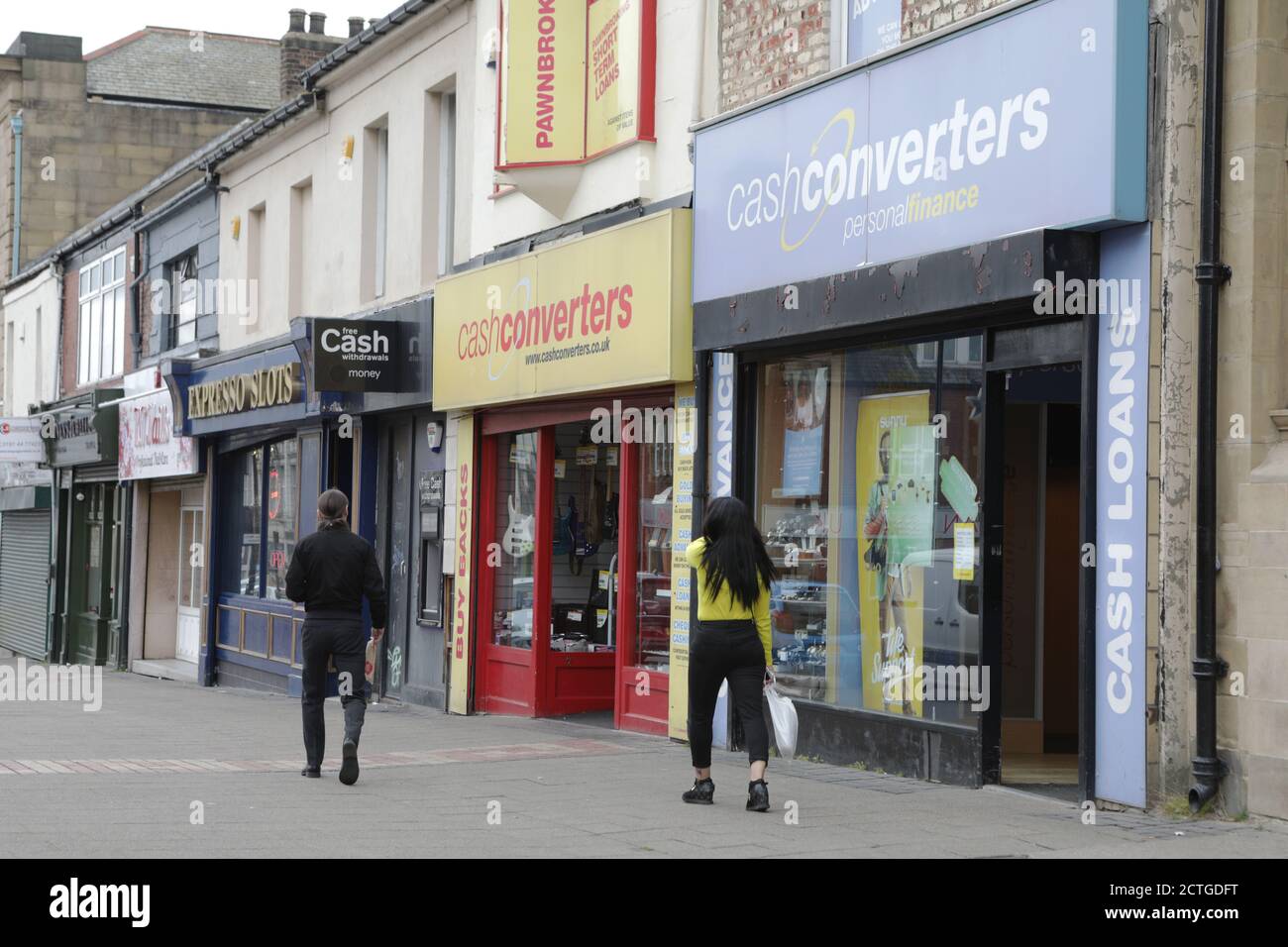 Shields Road, Byker, Newcastle. Stockfoto