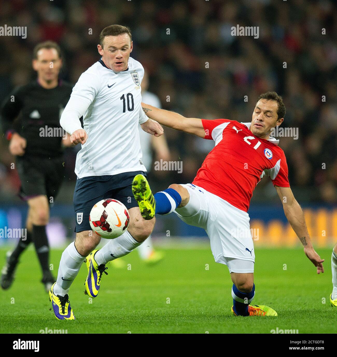 WAYNE ROONEY. ENGLAND / MONTENEGRO. WM-QUALIFIKATION - WEMBLEY BILDNACHWEIS : © MARK PAIN / ALAMY STOCK IMAGE Stockfoto