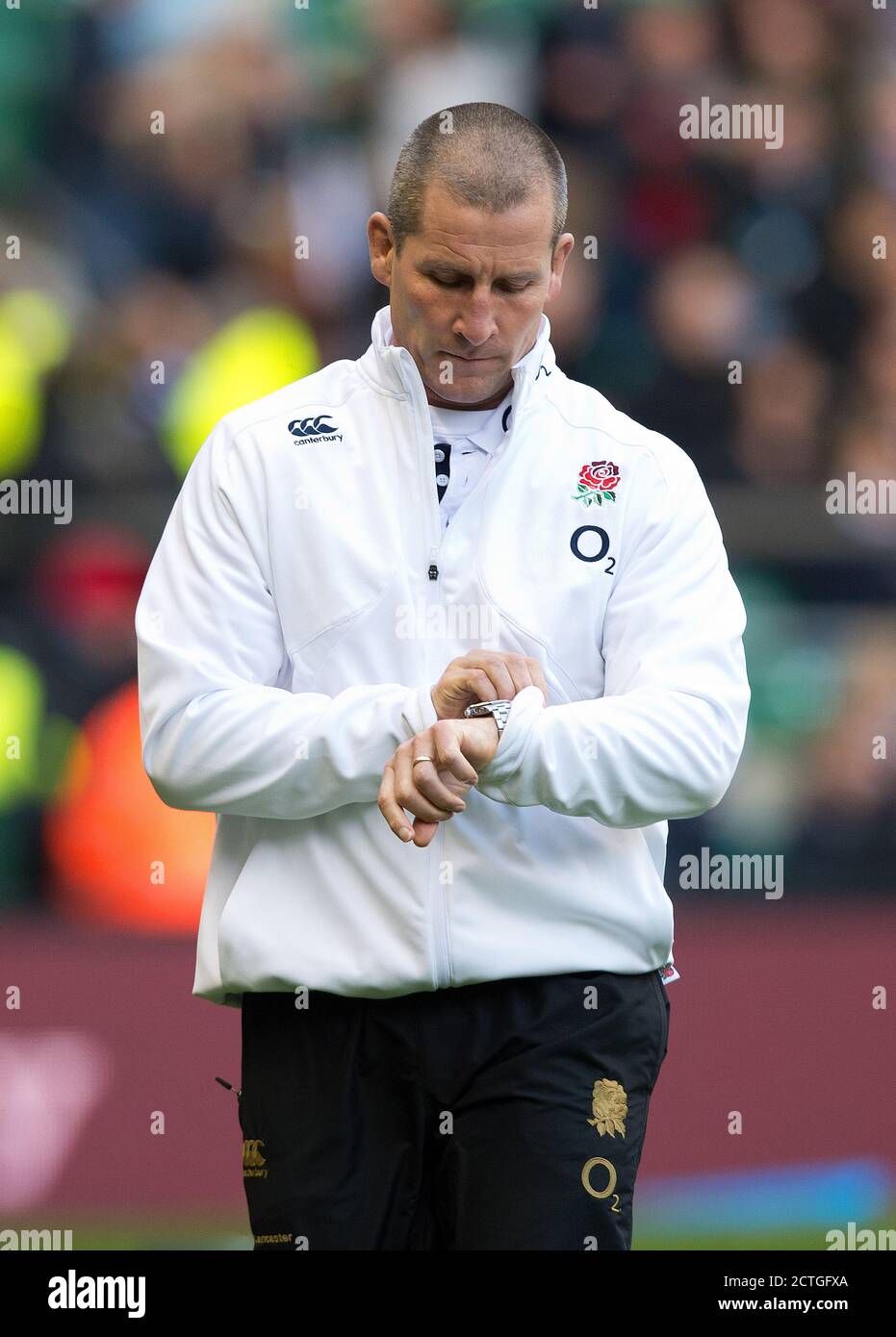 ENGLAND CHEFTRAINER STUART LANCASTER ENGLAND / NEUSEELAND QBE INTERNATIONAL - TWICKENHAM Bildnachweis: Mark Pain / Alamy 17/11/2013 Stockfoto