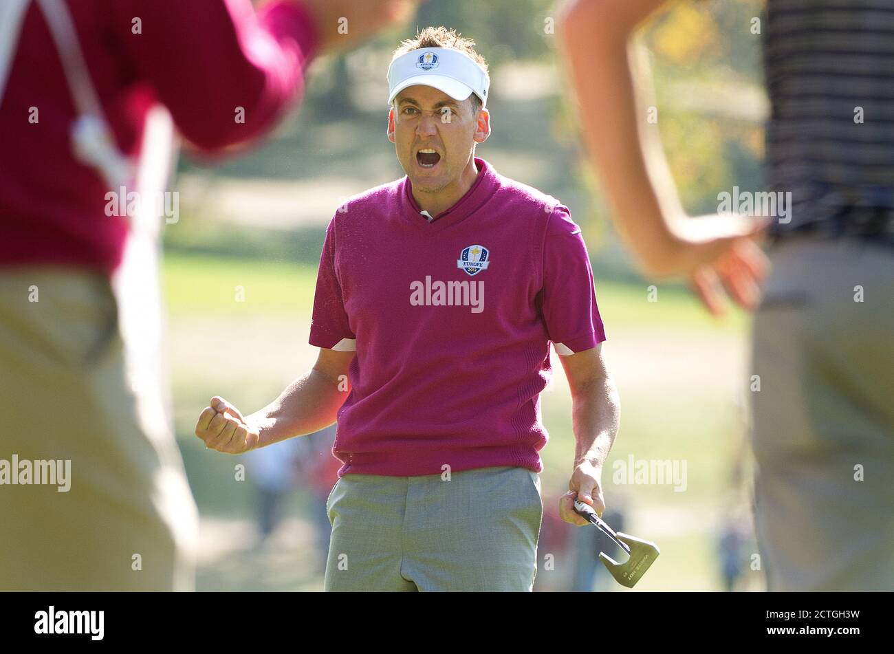 IAN POULTER - RYDER CUP 2012 - MEDINAH, CHICAGO BILDNACHWEIS : MARK PAIN / © ALAMY STOCK IMAGE Stockfoto