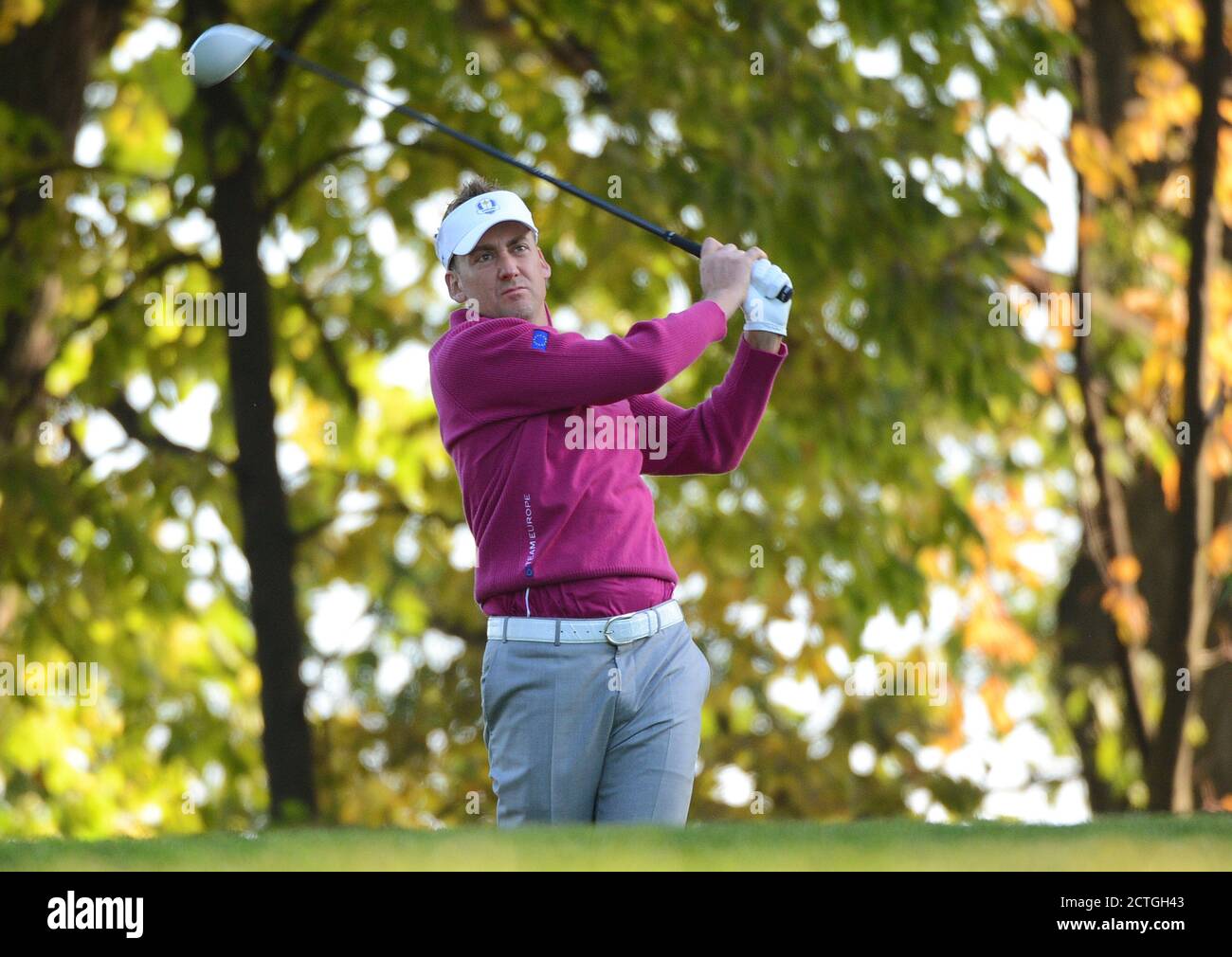 IAN POULTER - RYDER CUP 2012 - MEDINAH, CHICAGO BILDNACHWEIS : MARK PAIN / © ALAMY STOCK IMAGE Stockfoto